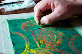 Oil Pastel Techniques: Sgraffito
