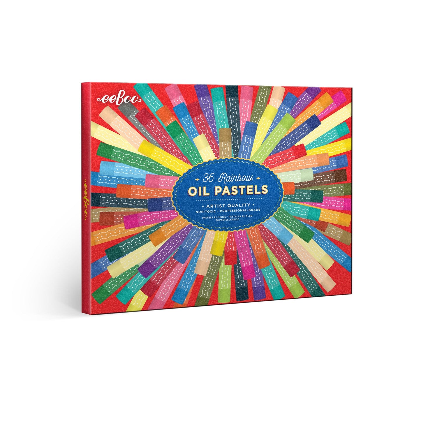 Rainbow 36 Oil Pastels by eeBoo | Unique Fun Gifts