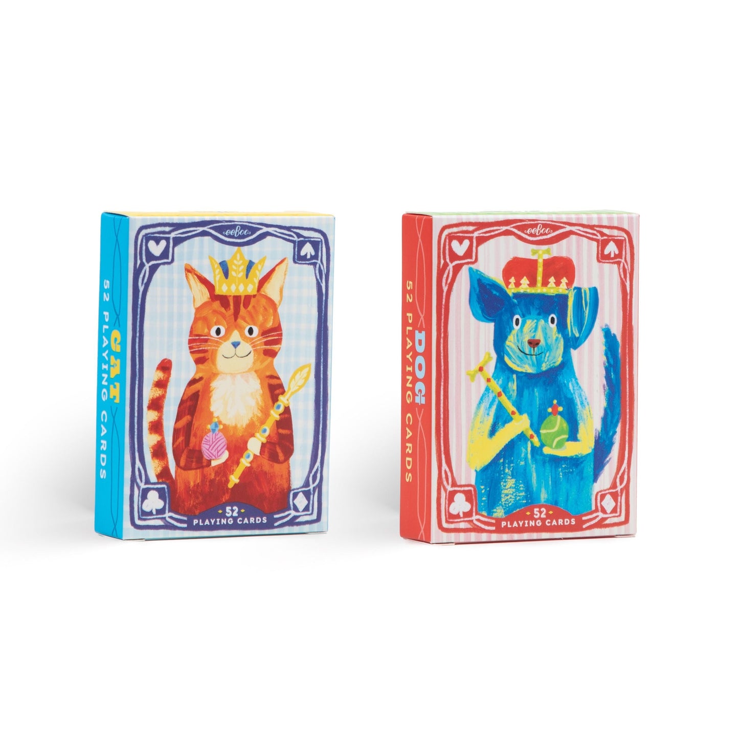 Cat & Dog Playing Cards Assortment (12) by eeBoo | Unique Fun Gifts