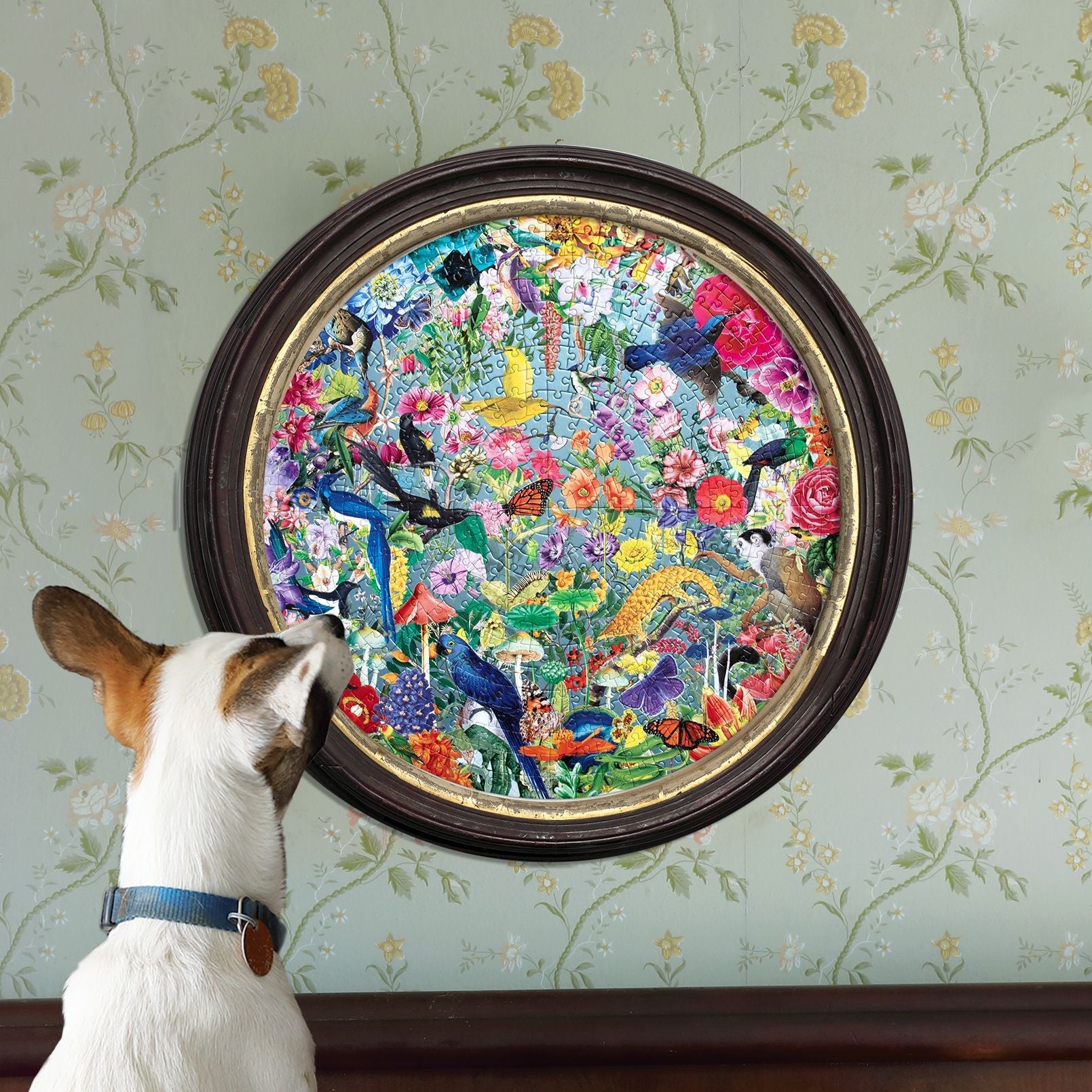 Paradise Garden 500 Round Puzzle by eeBoo | Unique Beautiful Gifts