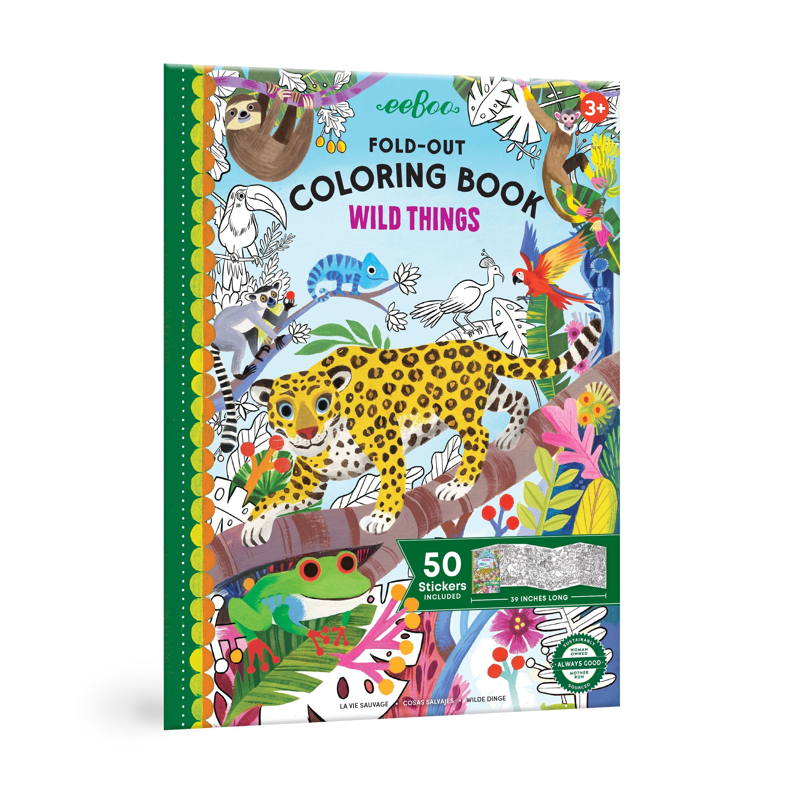 thumbnail image 2 of Wildlife Coloring Book For Adults - Spiral Bound, 30 Nature Scenes, Single-Sided Pages - Stress Relief & Relaxation Art Therapy 2 of 13