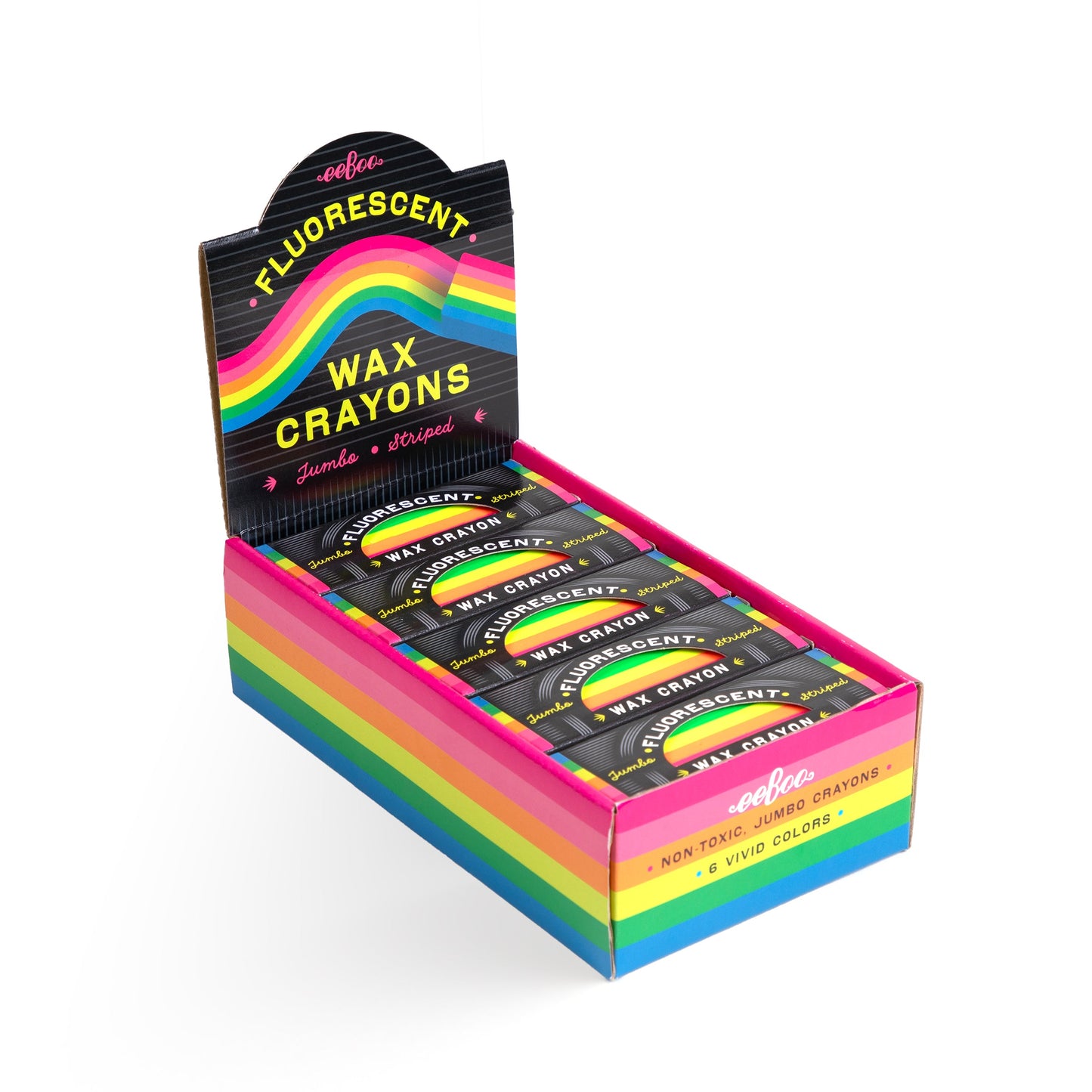 Fluorescent Jumbo Crayon Assortment by eeBoo | Unique Fun Gifts