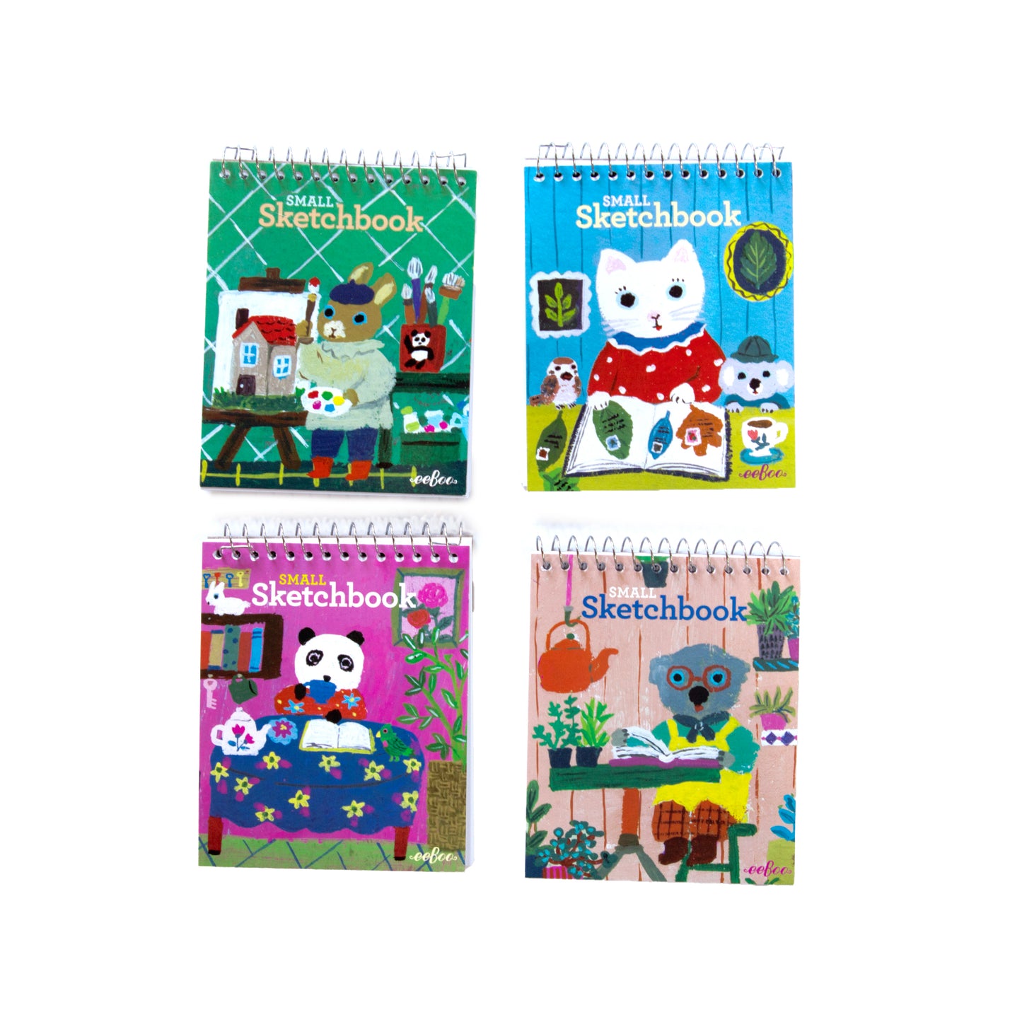 Yumi Small Sketchbook Assortment by eeBoo | Unique Fun Gifts