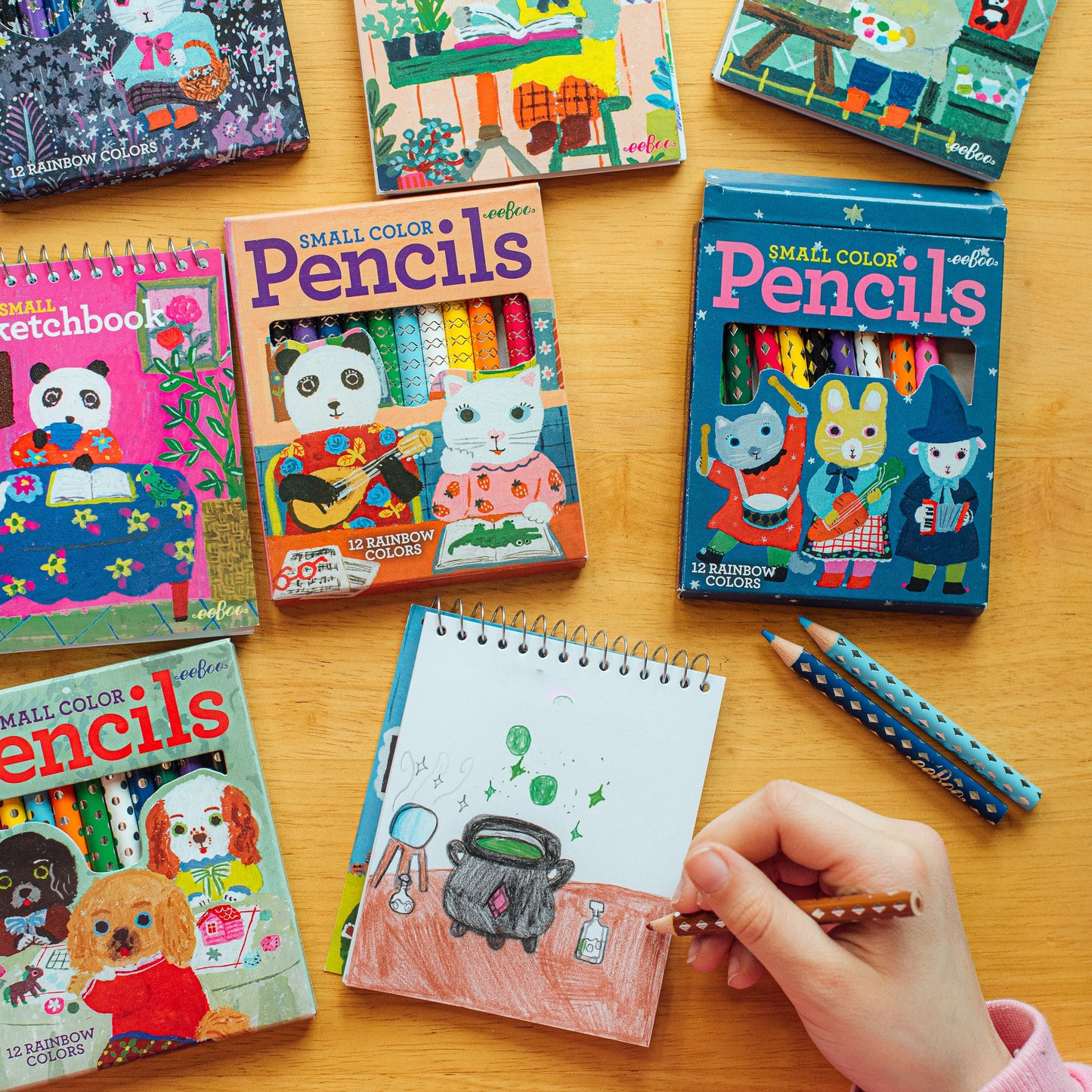 Yumi Small Pencils Assortment by eeBoo | Unique Fun Gifts