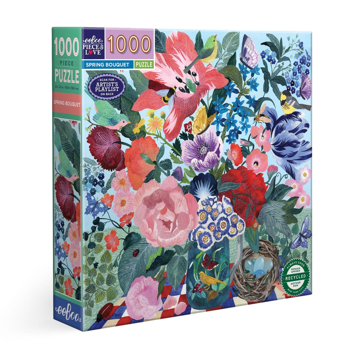 Spring Bouquet 1000 Piece Jigsaw Puzzle | Gifts for Mom