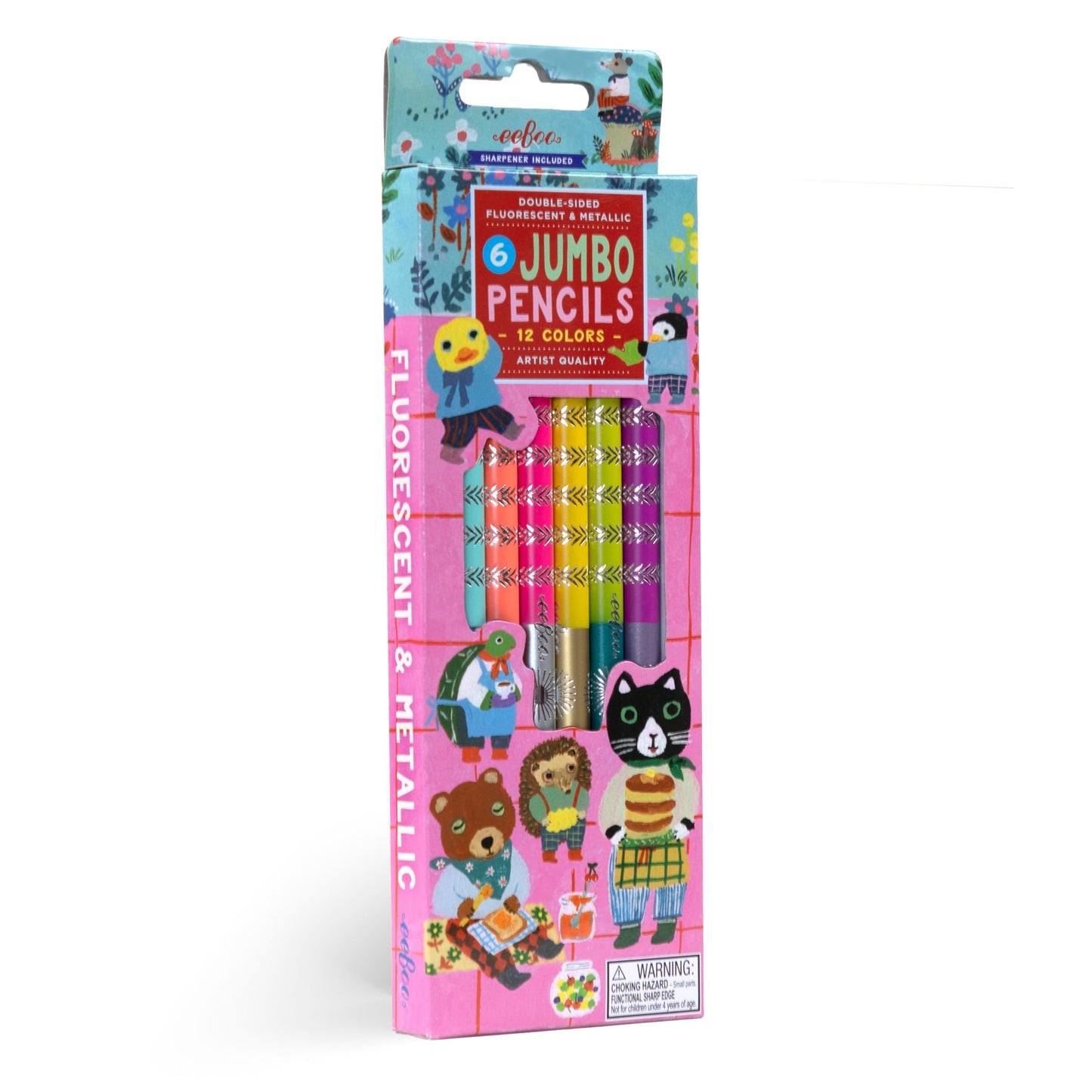 Sweet Celebration 6 Jumbo Color Pencils by eeBoo | Unique Fun Gifts