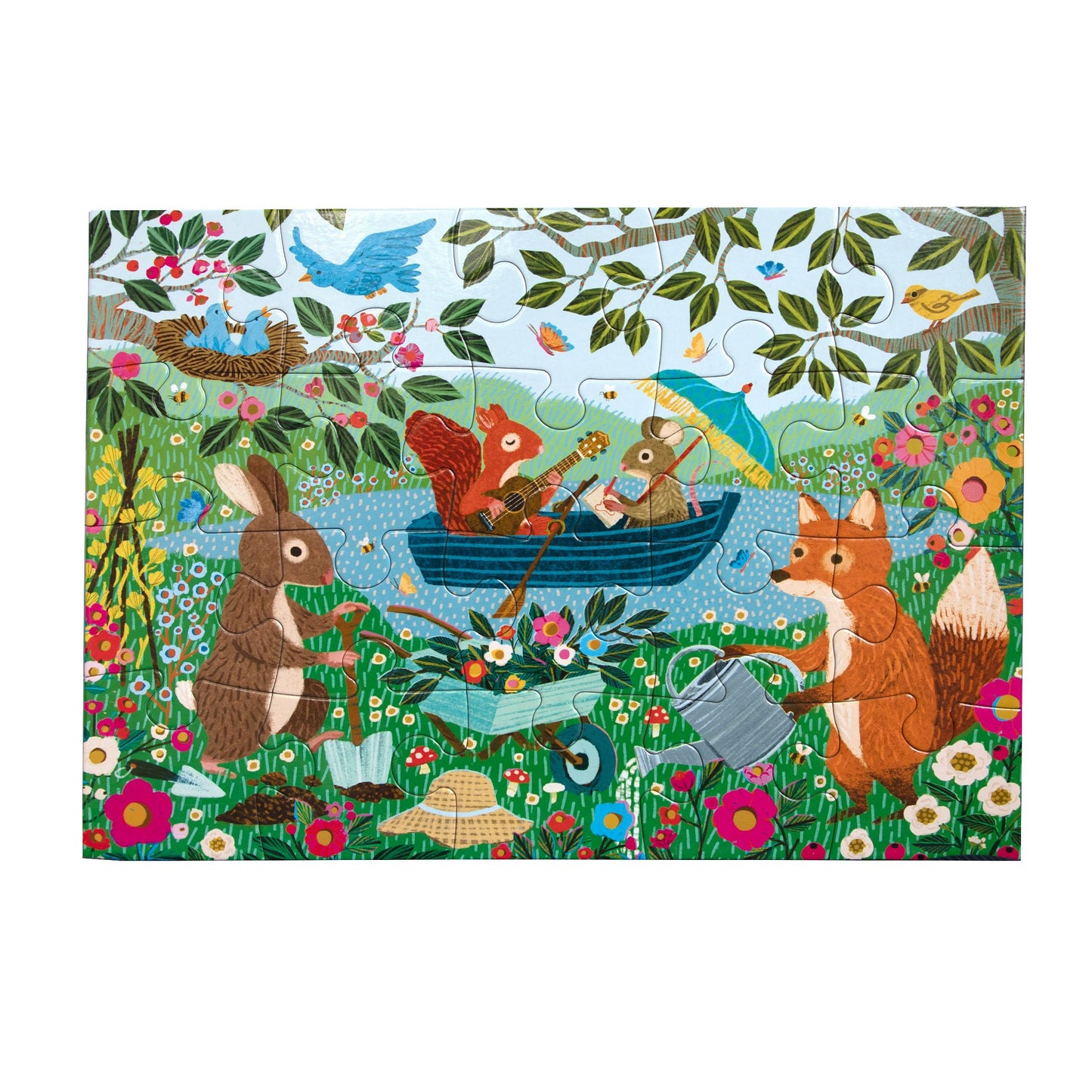 Garden Animals 20 Piece Puzzle by eeBoo | Unique Fun Gifts