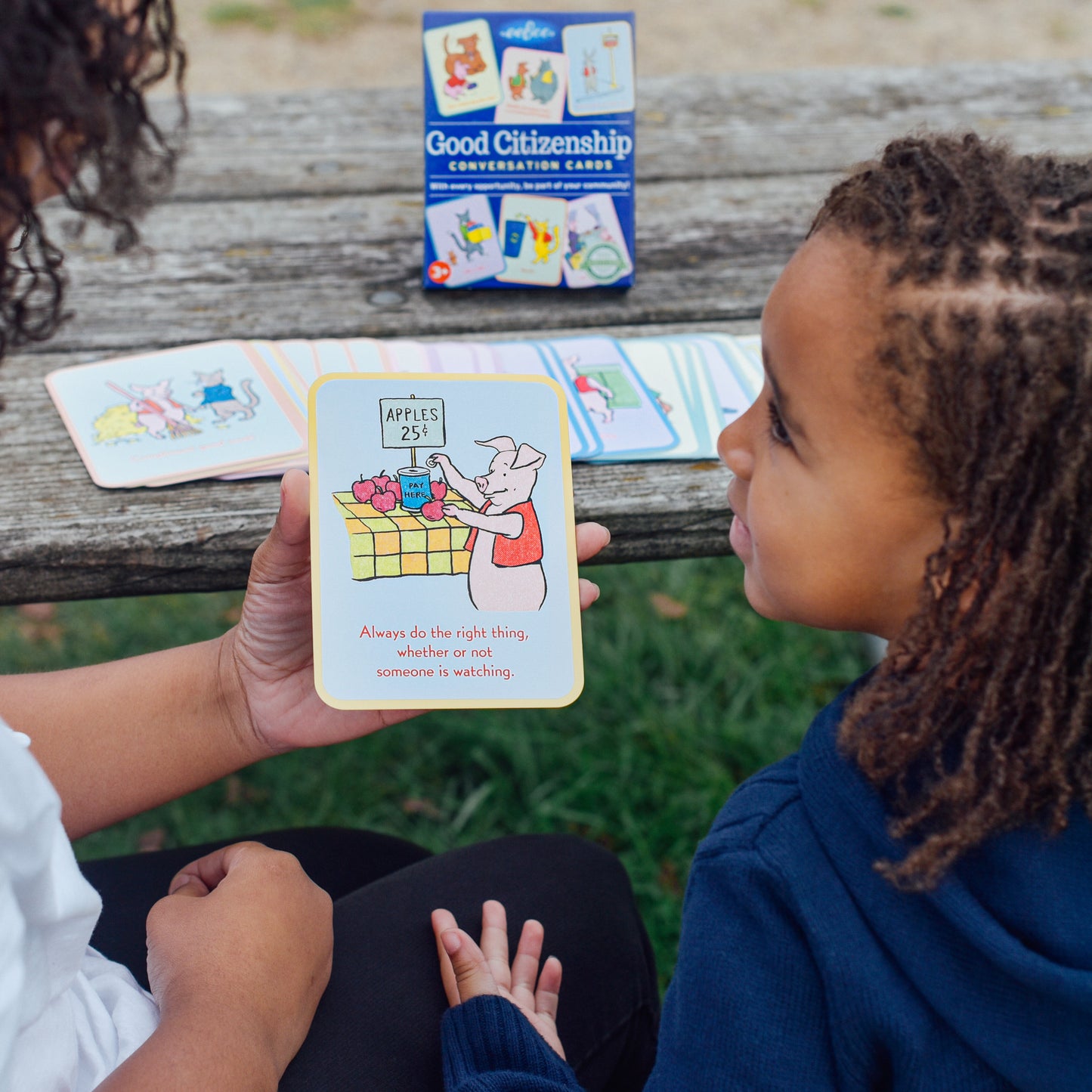 Good Citizenship Conversation Flash Cards by eeBoo for Kids Ages 3+