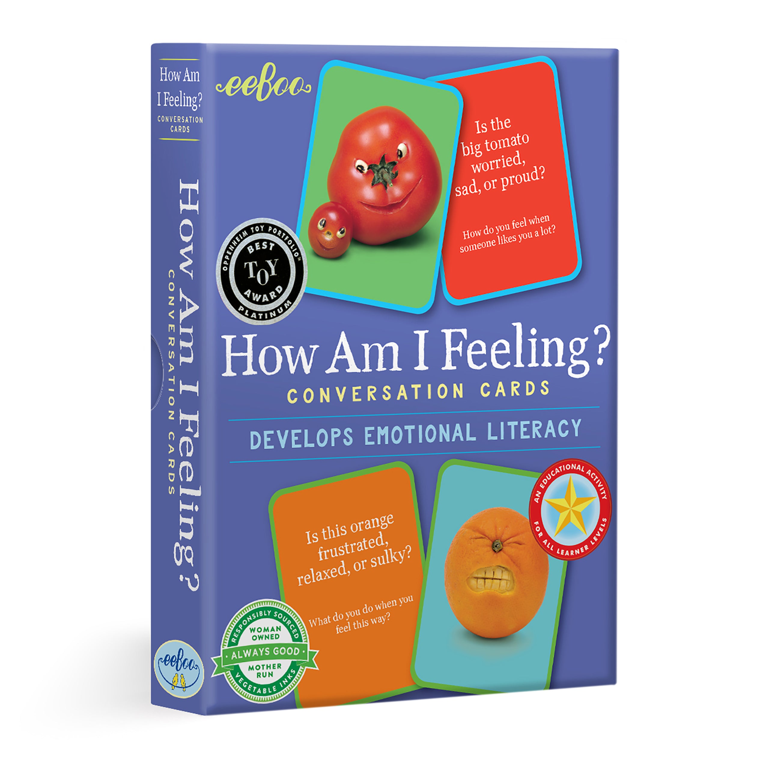 How Am I Feeling? Social Emotional Award Winning Flash Cards Eeboo 3+