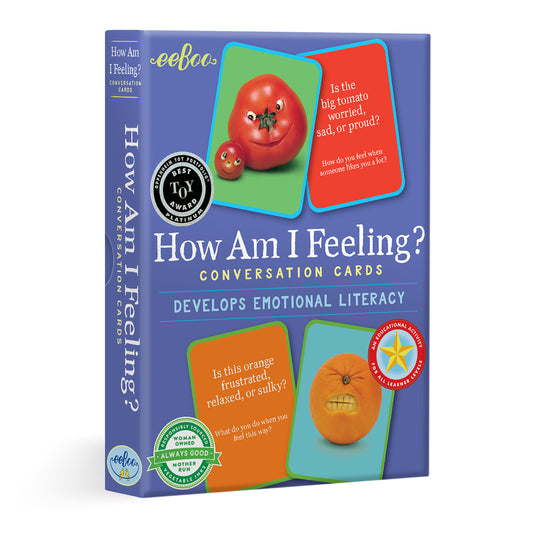 How am I Feeling? Social Emotional Award Winning Flash Cards eeBoo 3+