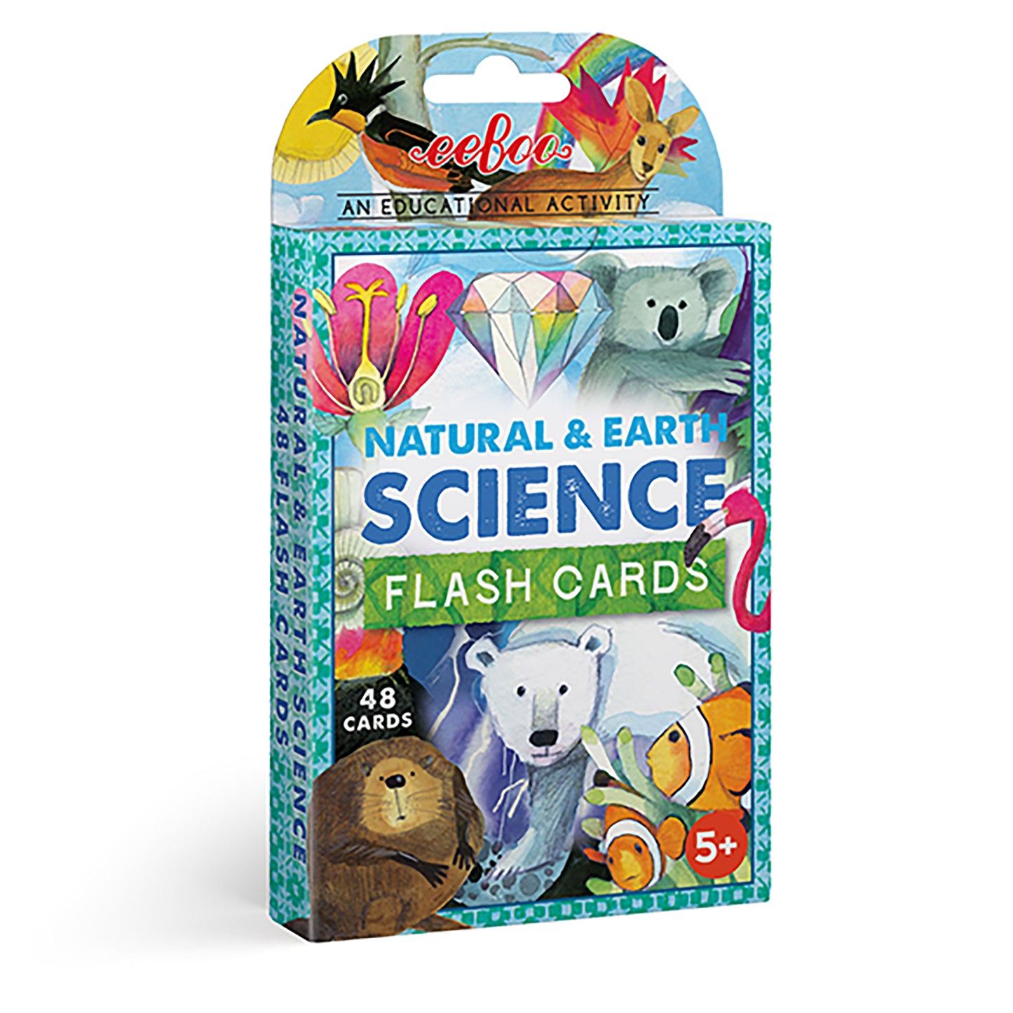 Natural and Earth Science Educational Flash Cards by eeBoo for Kids 5+