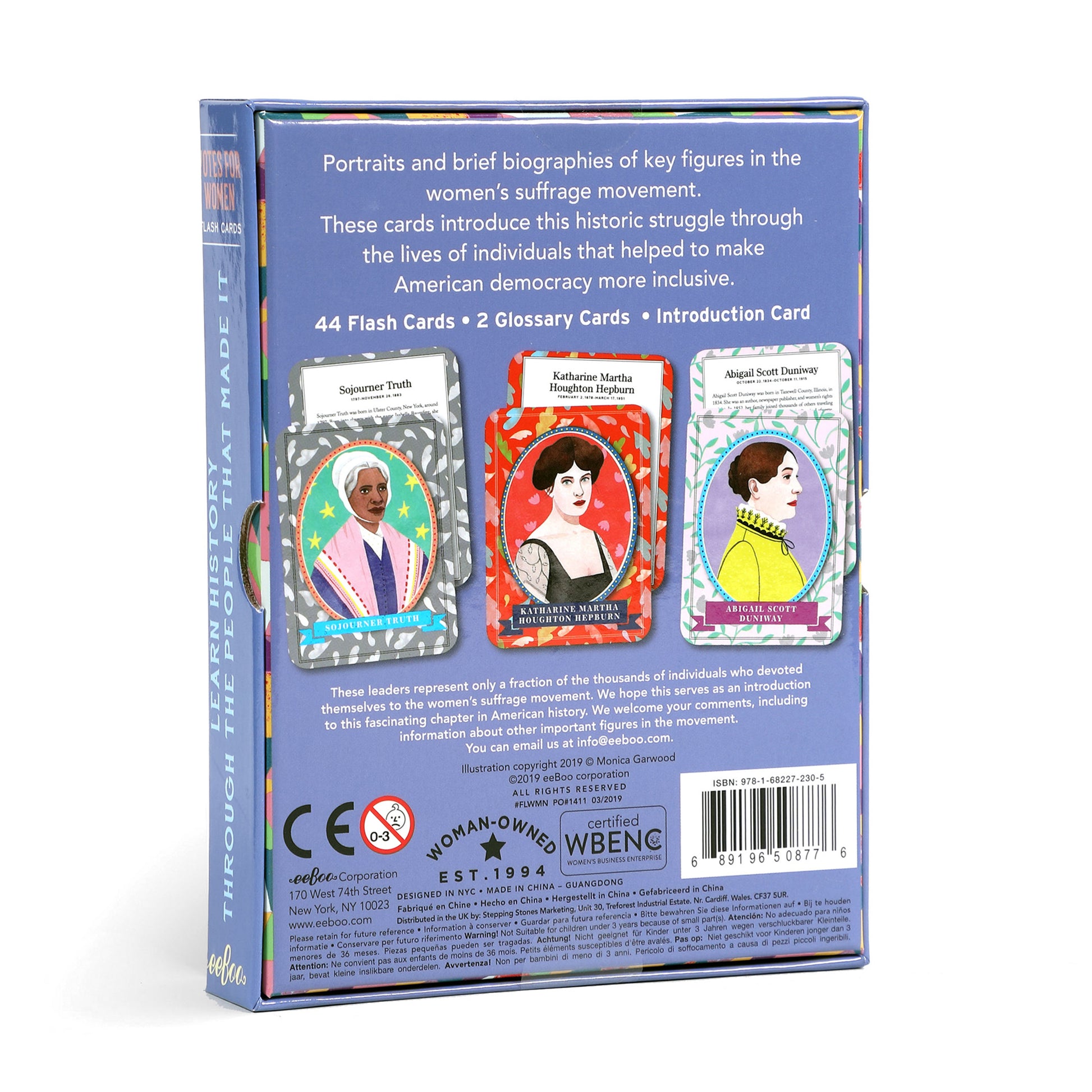 Votes for Women Educational Flash Cards eeBoo