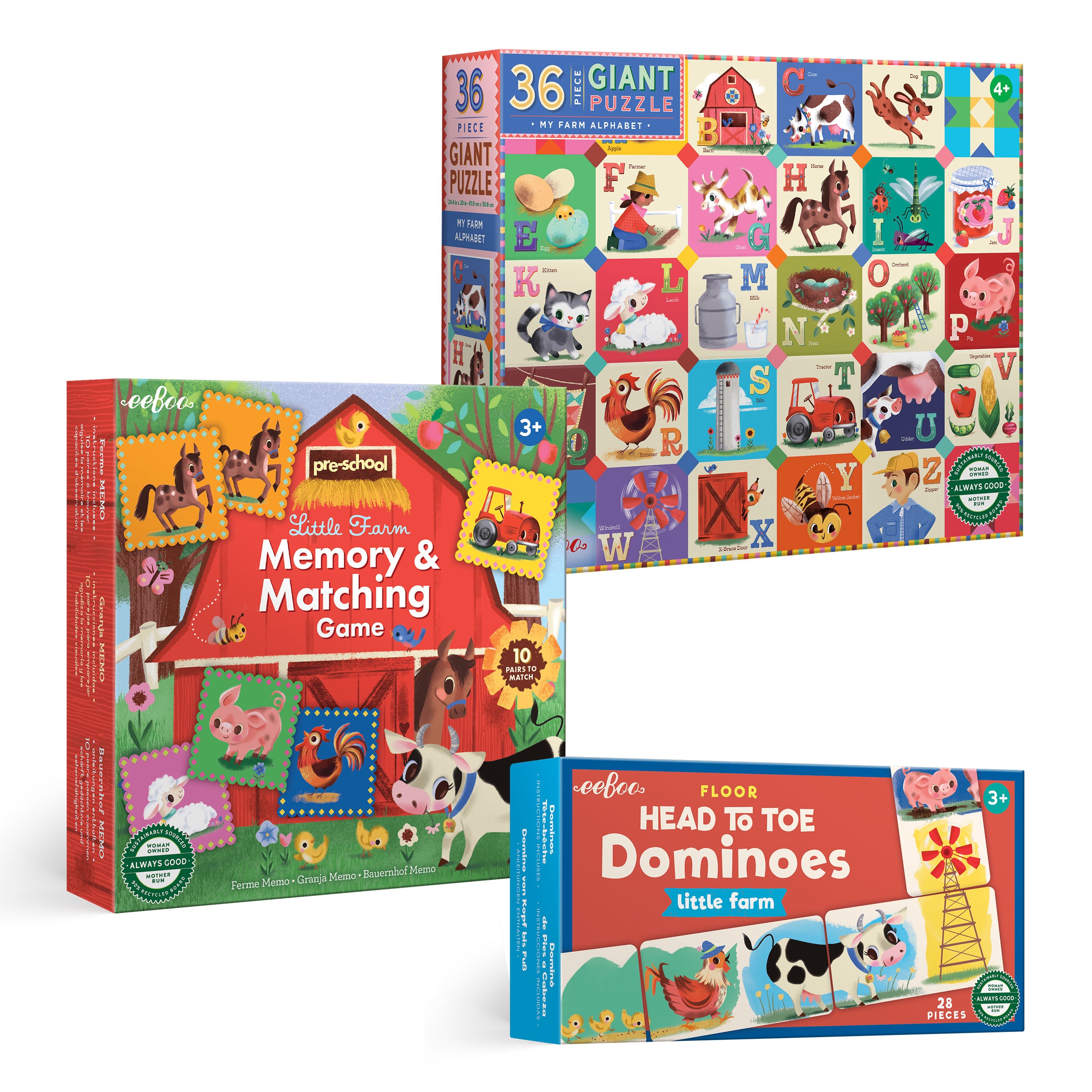 Farm Preschool Play Bundle – eeBoo
