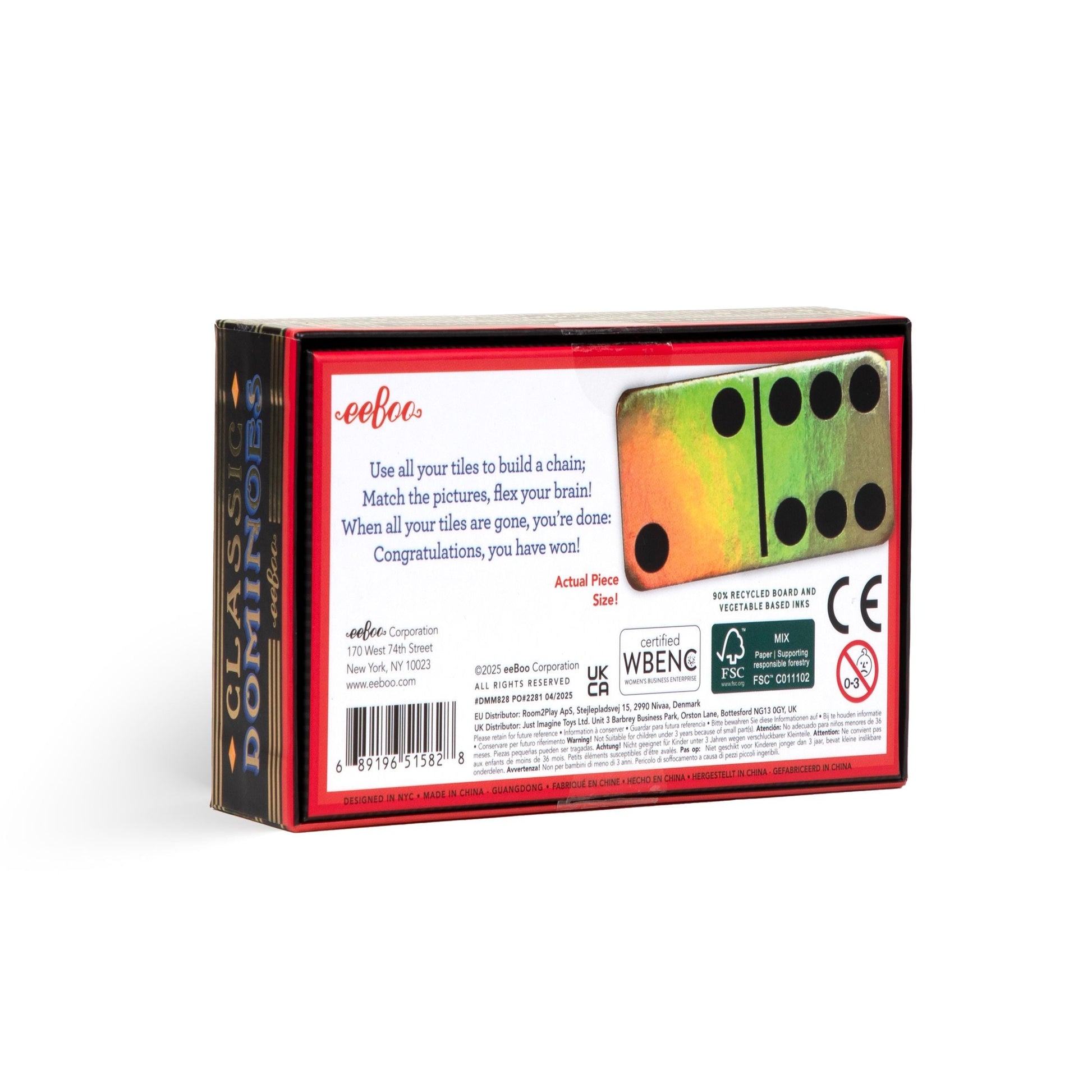 Classic Mini Dominoes by eeBoo | Unique Fun Gifts