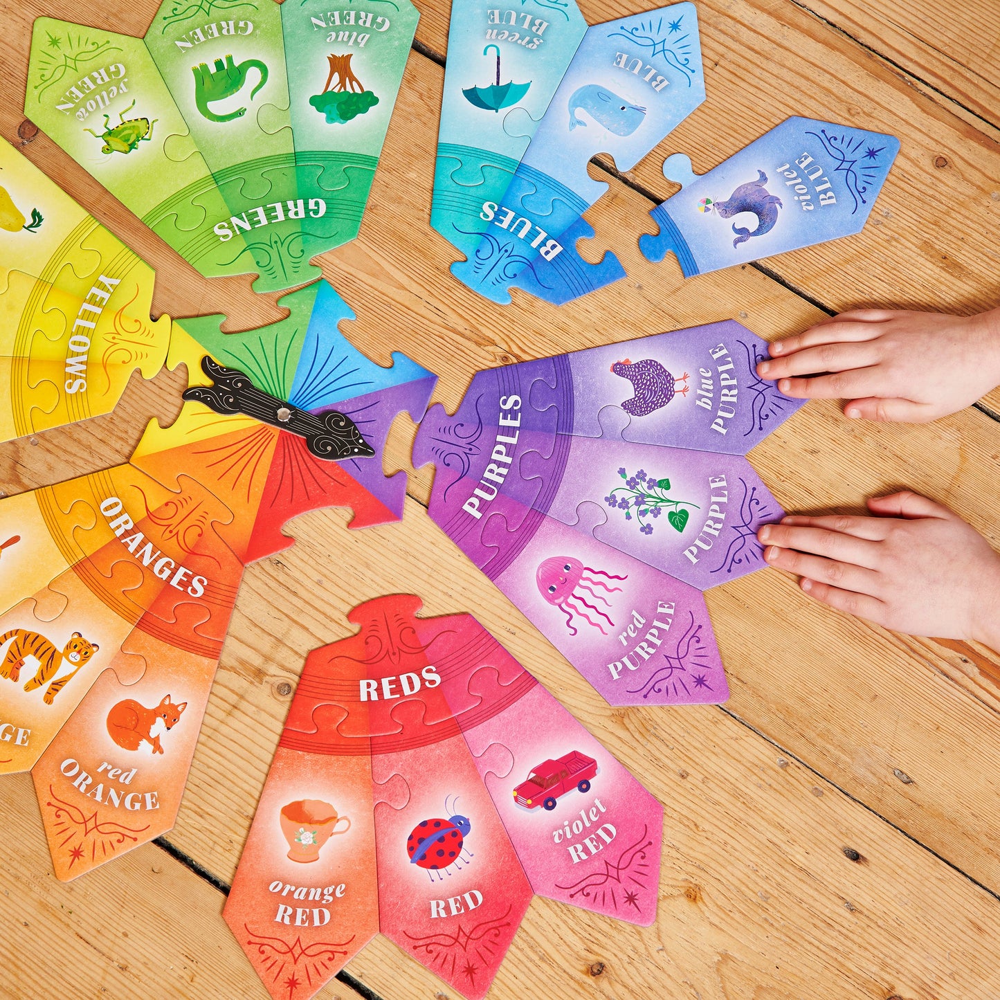 Color Puzzle Spinner Game by eeBoo | Unique Fun Gifts