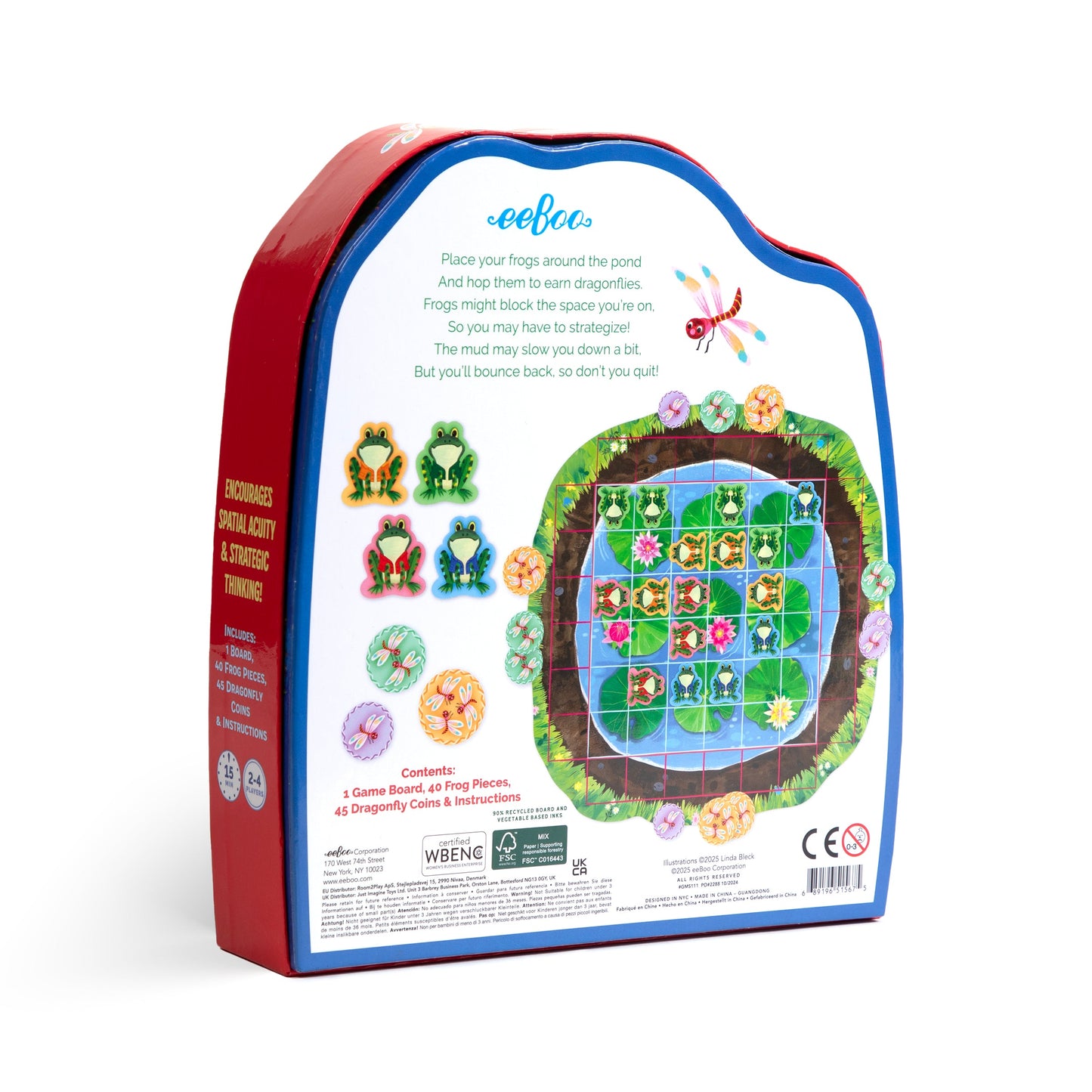 Frog Hopkins Shaped Game by eeBoo | Unique Fun Gifts