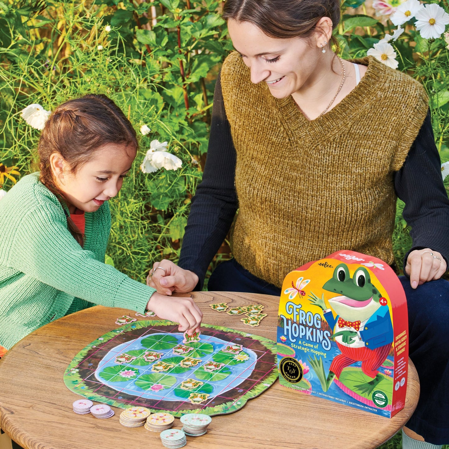 Frog Hopkins Shaped Game by eeBoo | Unique Fun Gifts