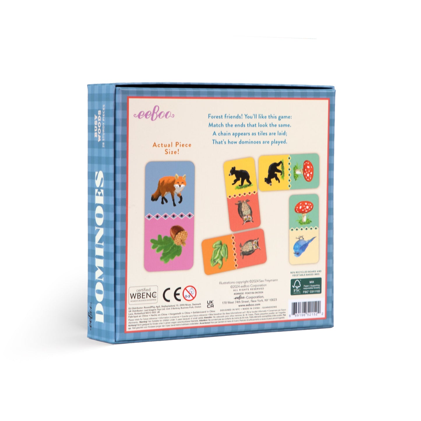 Busy Woods Dominoes by eeBoo | Unique Fun Gifts