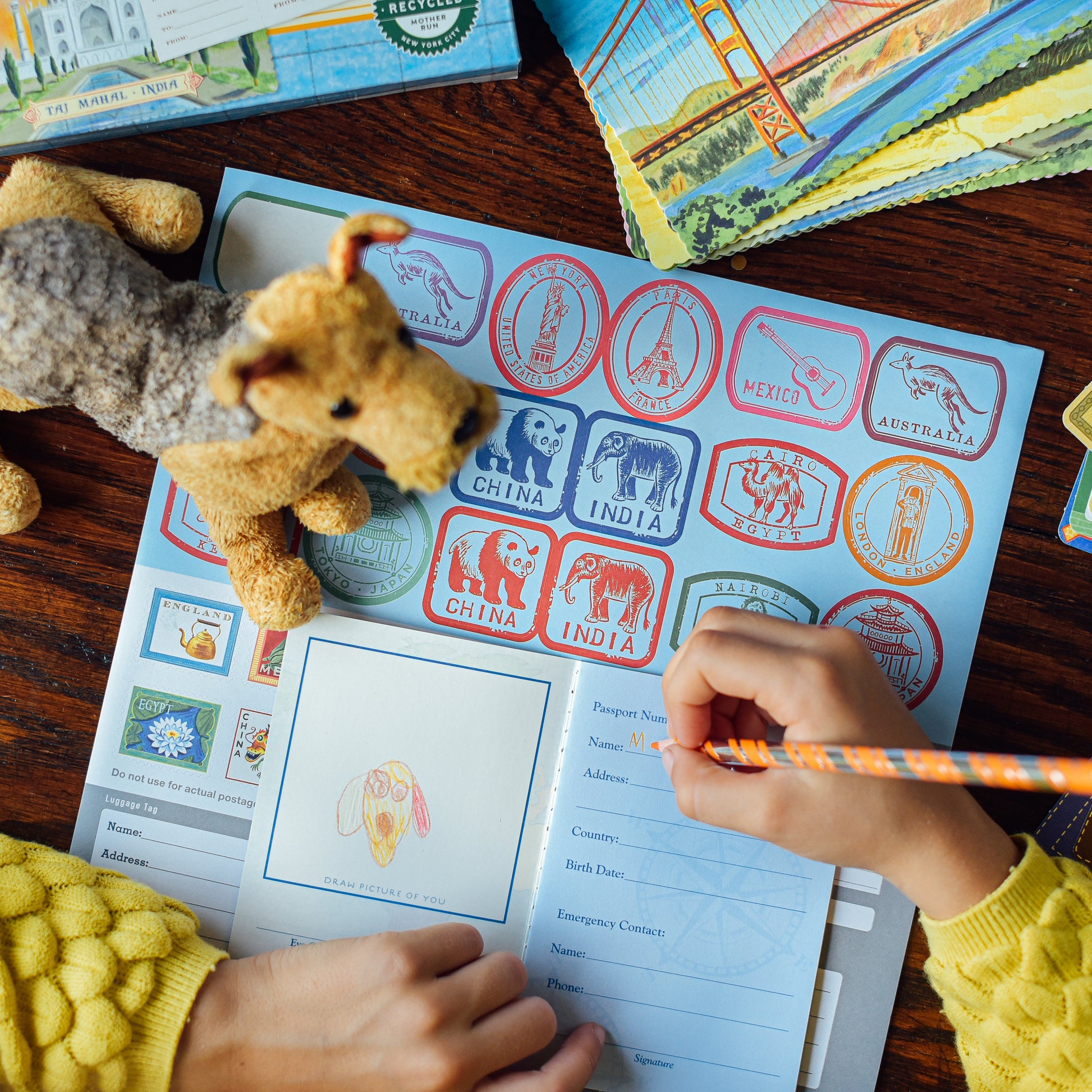 Award Winning World Traveler Pretend Play by eeBoo for Kids Ages 3+