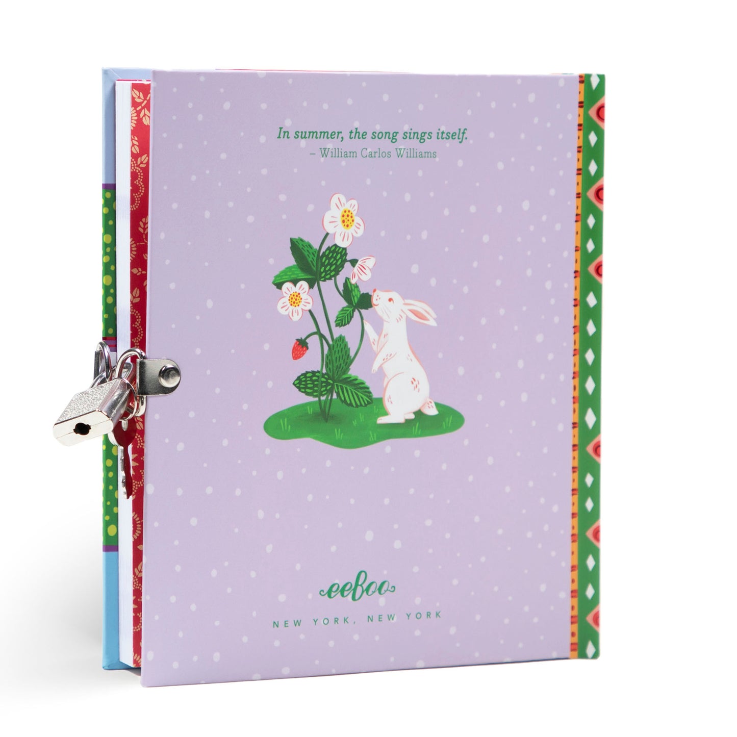 Strawberries Journal Diary eeBoo Fun Unique Gifts for Kids Ages 3-9