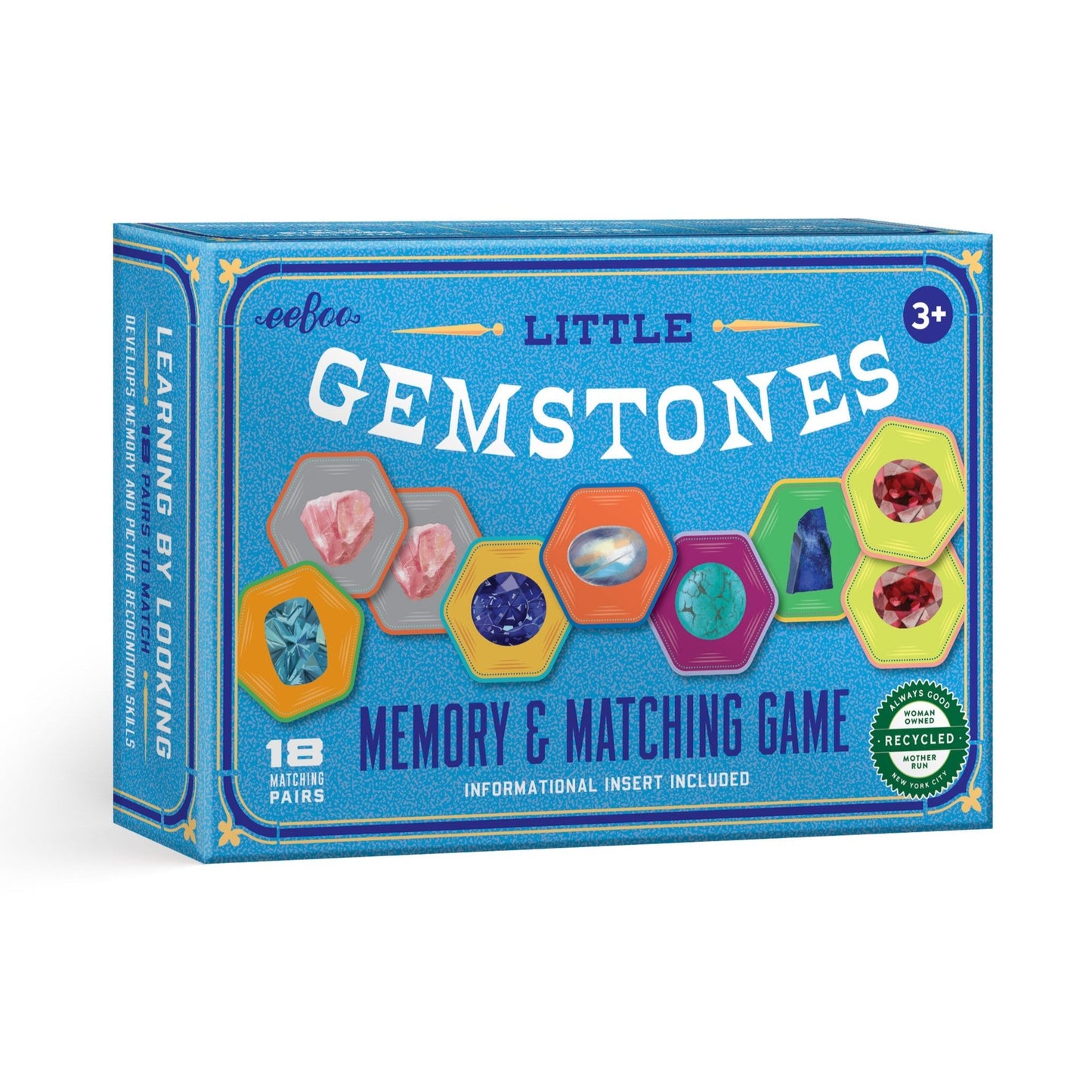 Gemstones Little Matching Game by eeBoo | Unique Fun Gifts