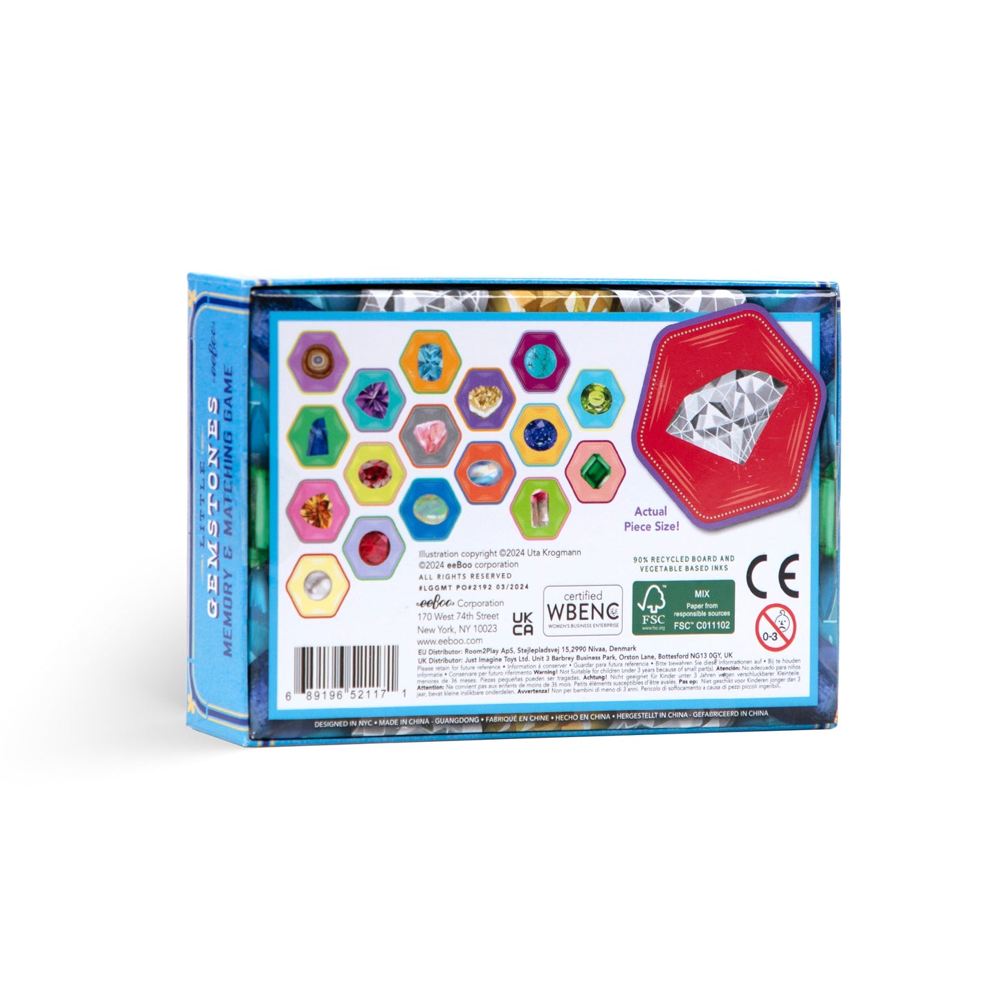 Gemstones Little Matching Game by eeBoo | Unique Fun Gifts