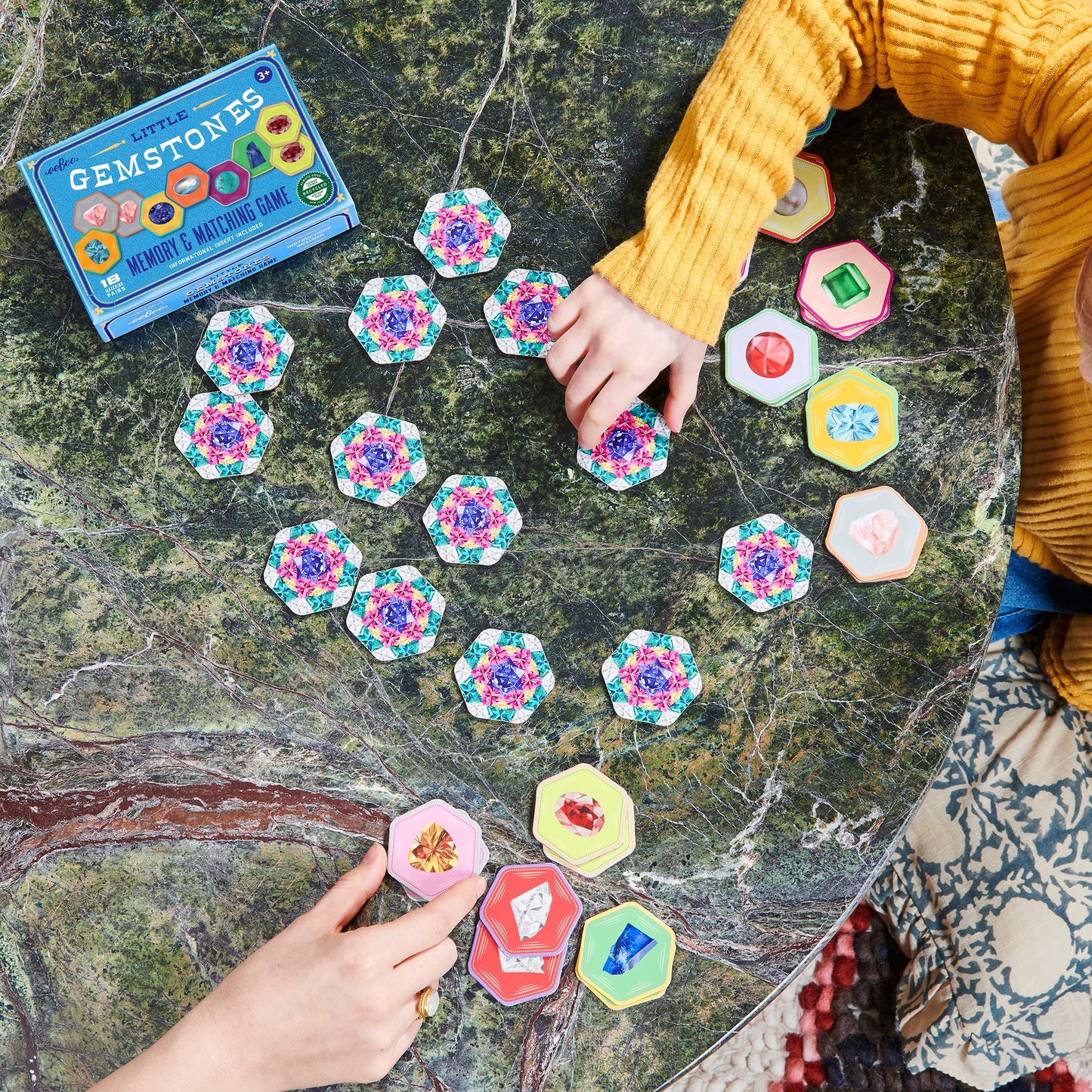 Gemstones Little Matching Game by eeBoo | Unique Fun Gifts