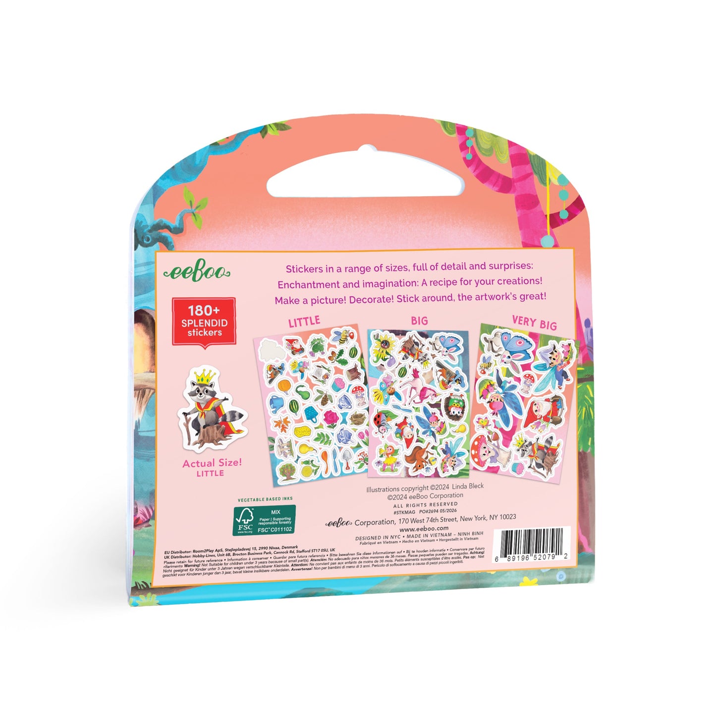 Magical Creatures Sticker Book eeBoo