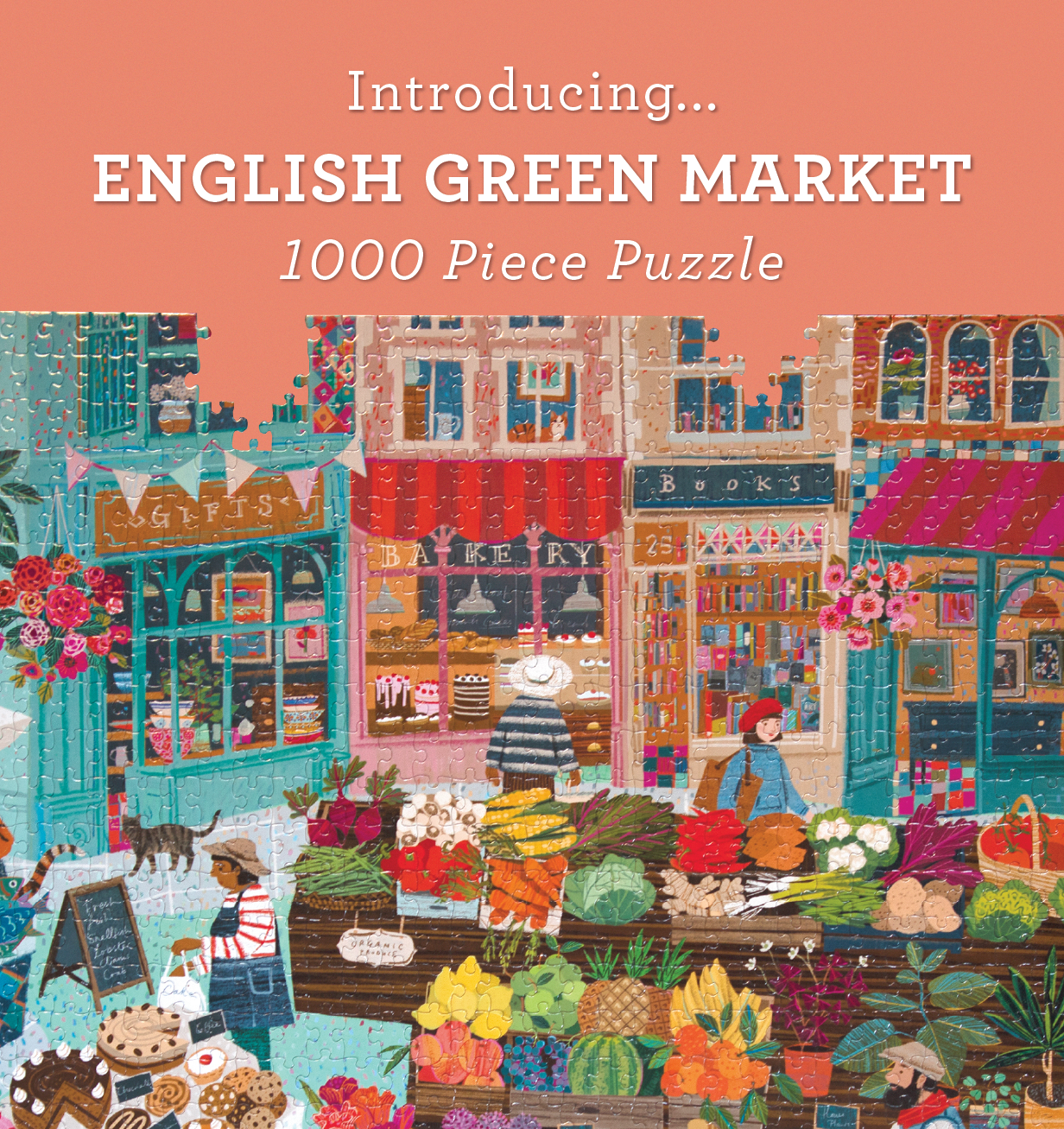 Introducing New_English_Green_Market 1000 Piece Puzzle