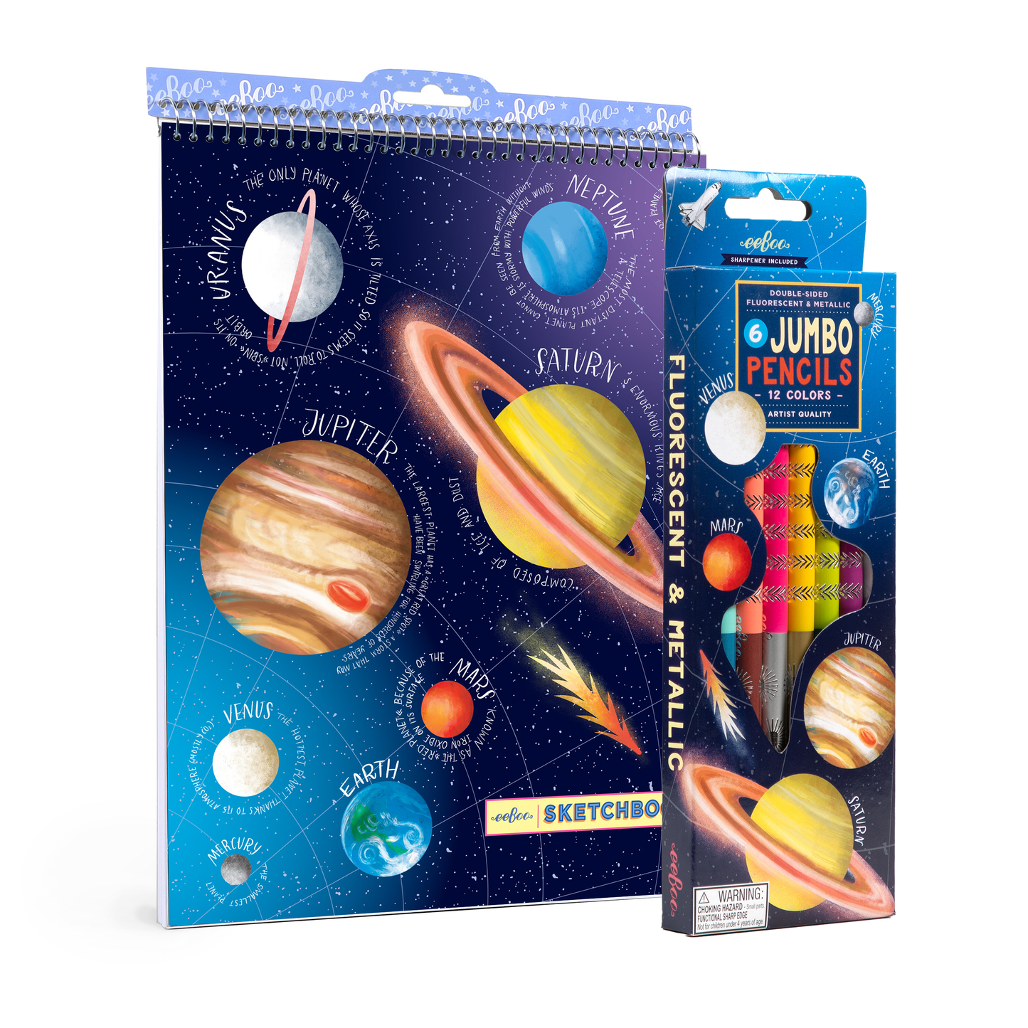 Our Planets Sketchbook & Color Pencils