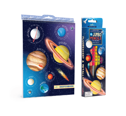 Our Planets Sketchbook & Color Pencils