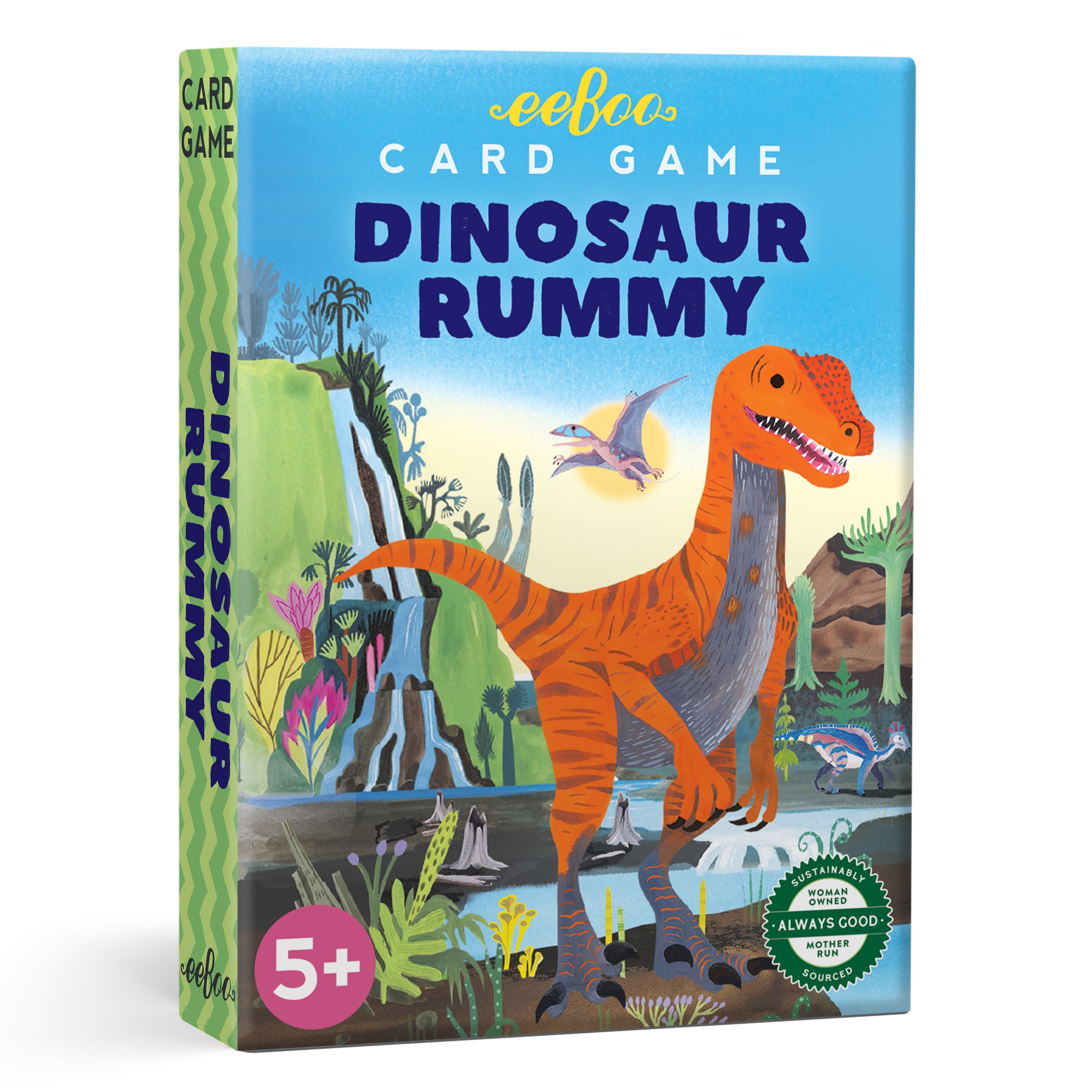 Dinosaur Rummy Playing Cards Unique Fun Gifts For Kids Ages 5 EeBoo dinosaur-rummy-playing-cards-unique-fun-gifts-for-kids-ages-5-eeboo