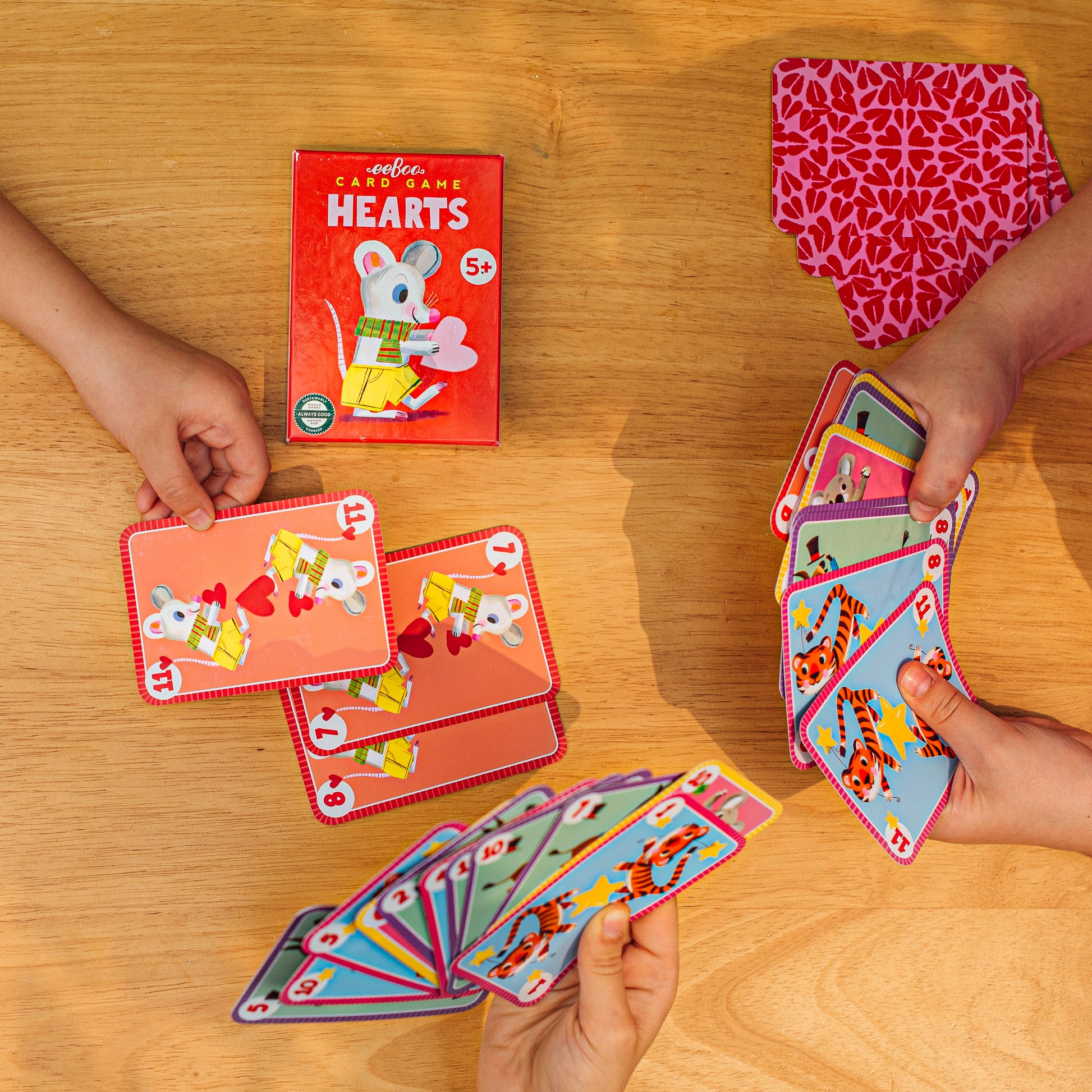 Hearts Playing Cards | Unique Fun Gifts for Kids Ages 5+
