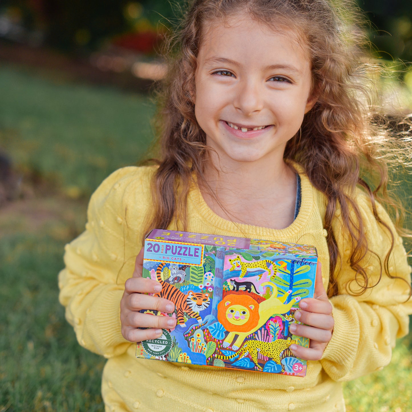 Big Jungle Cats 20 Piece Jigsaw Puzzle | Unique Gifts for Ages 3+