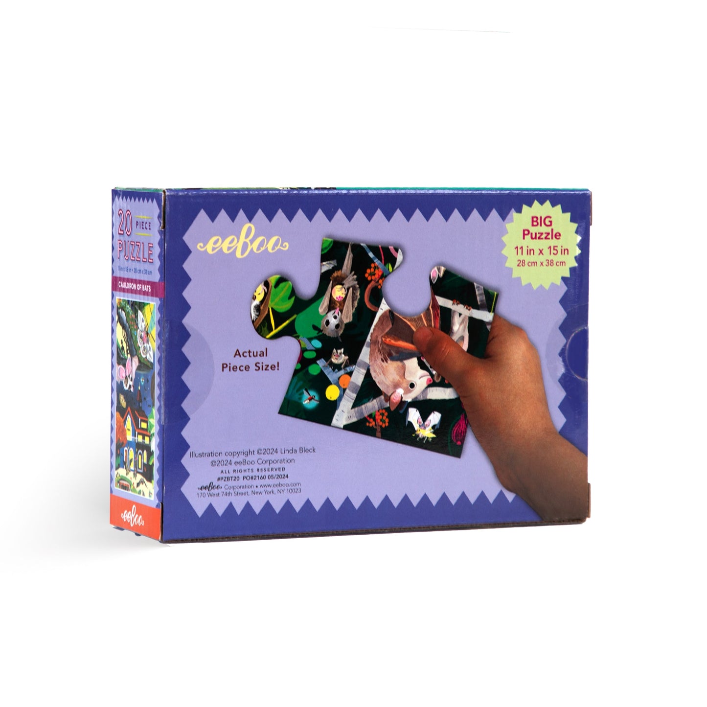 Cauldron of Bats 20 Piece Jigsaw Puzzle by eeBoo | Unique Fun Gifts