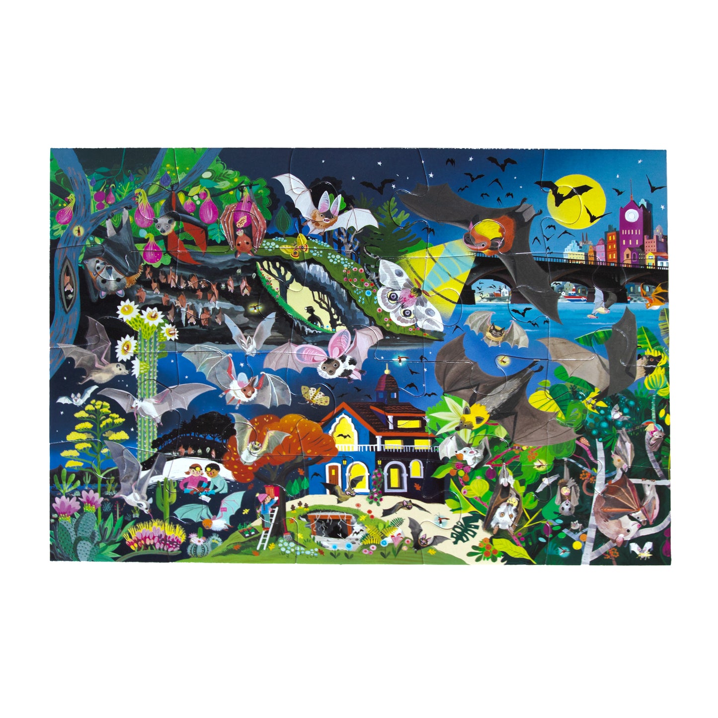 Cauldron of Bats 20 Piece Jigsaw Puzzle by eeBoo | Unique Fun Gifts