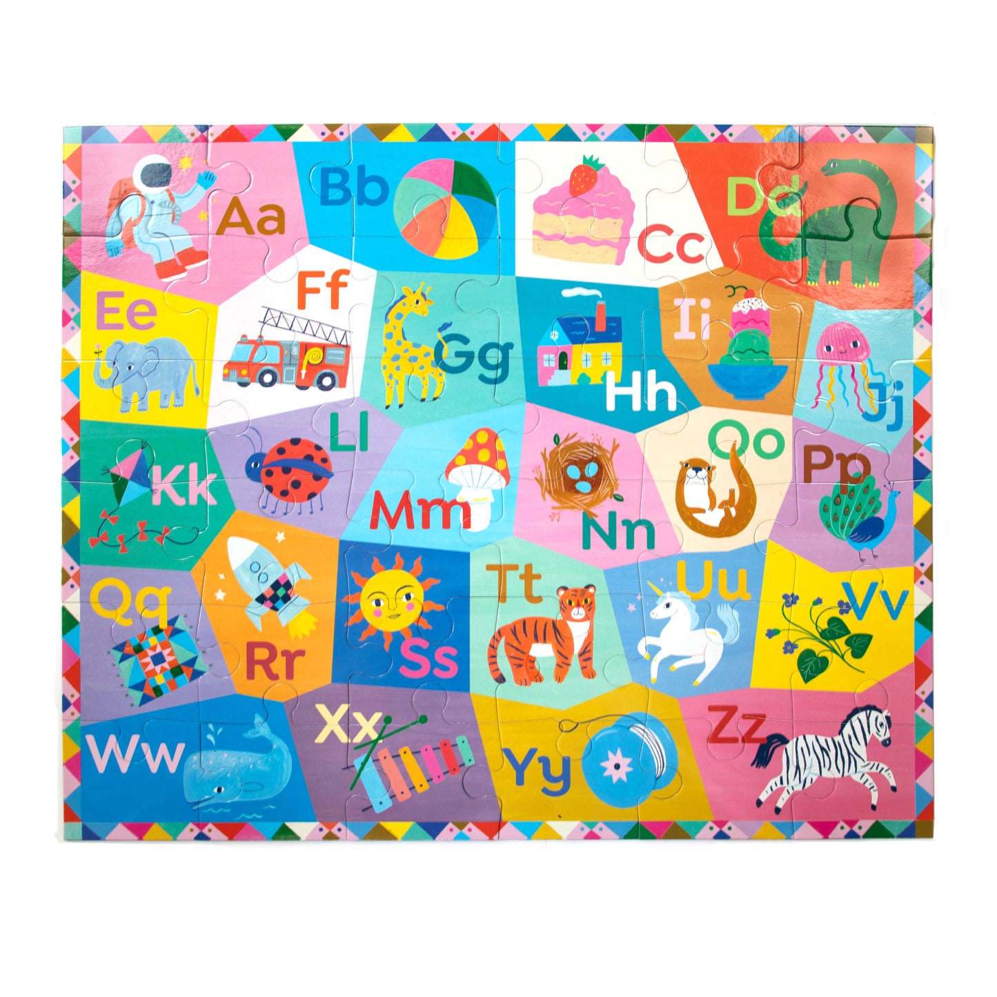 Alphabet 36 Piece Giant Puzzle by eeBoo | Unique Fun Gifts