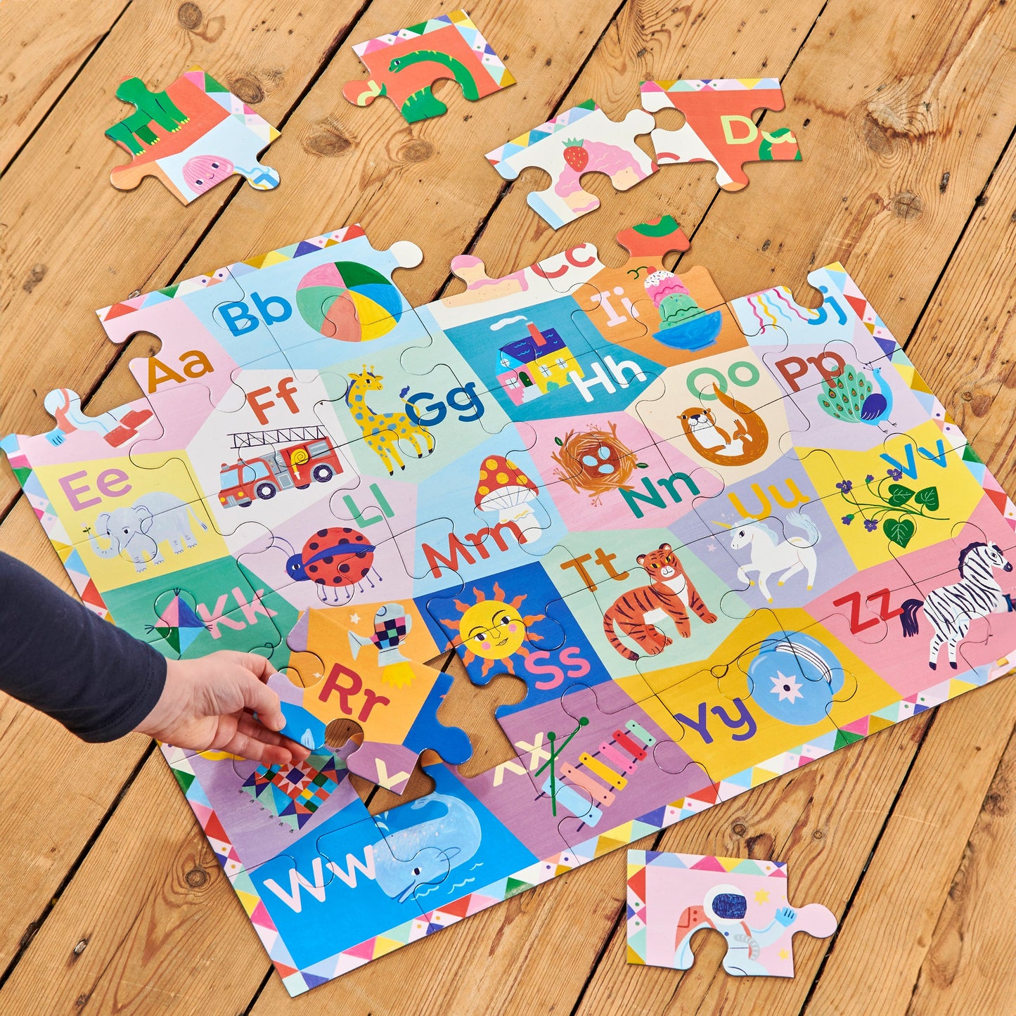 Alphabet 36 Piece Giant Puzzle by eeBoo | Unique Fun Gifts