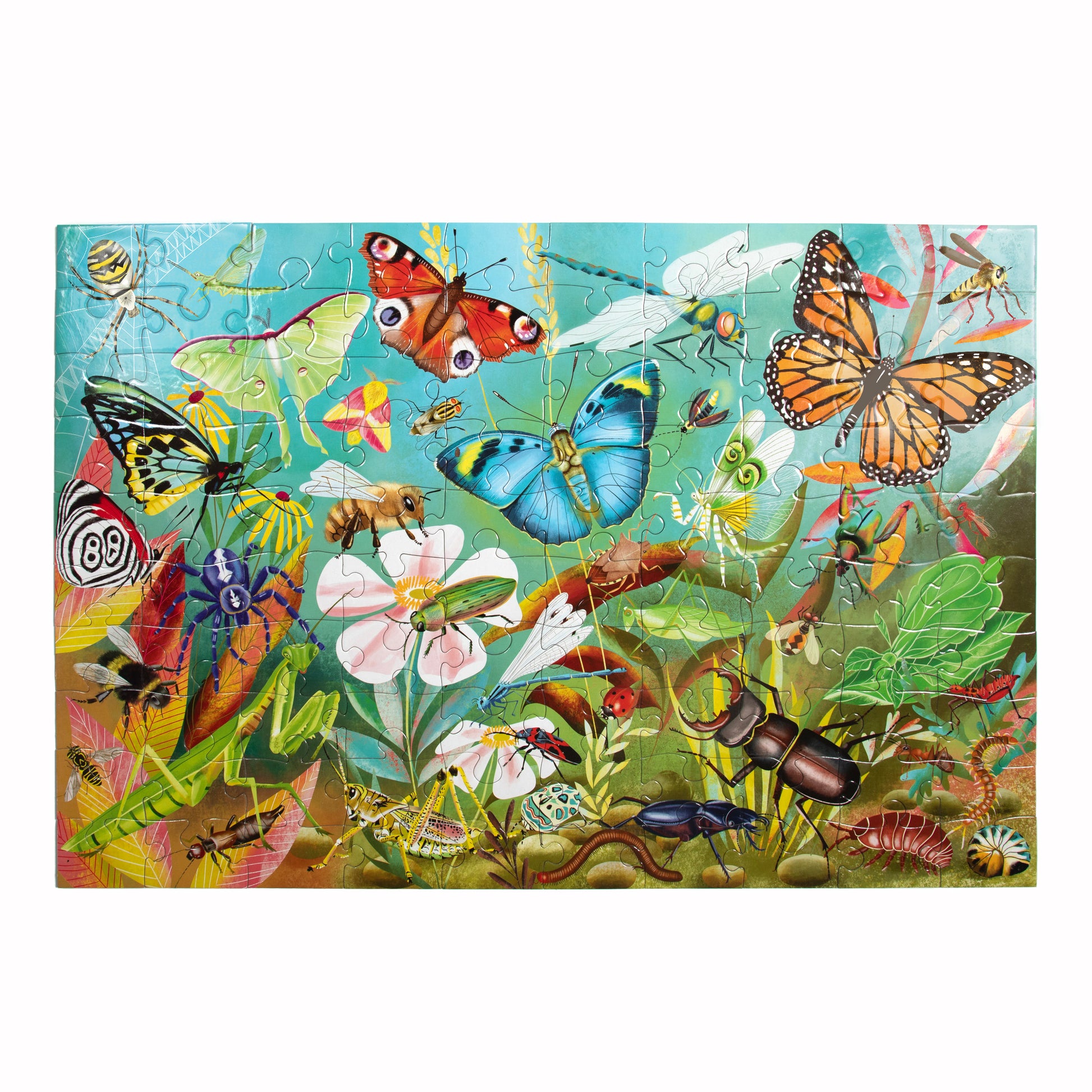 Love of Bugs 100 Piece Puzzle | Unique Fun Gifts for Kids Ages 5+