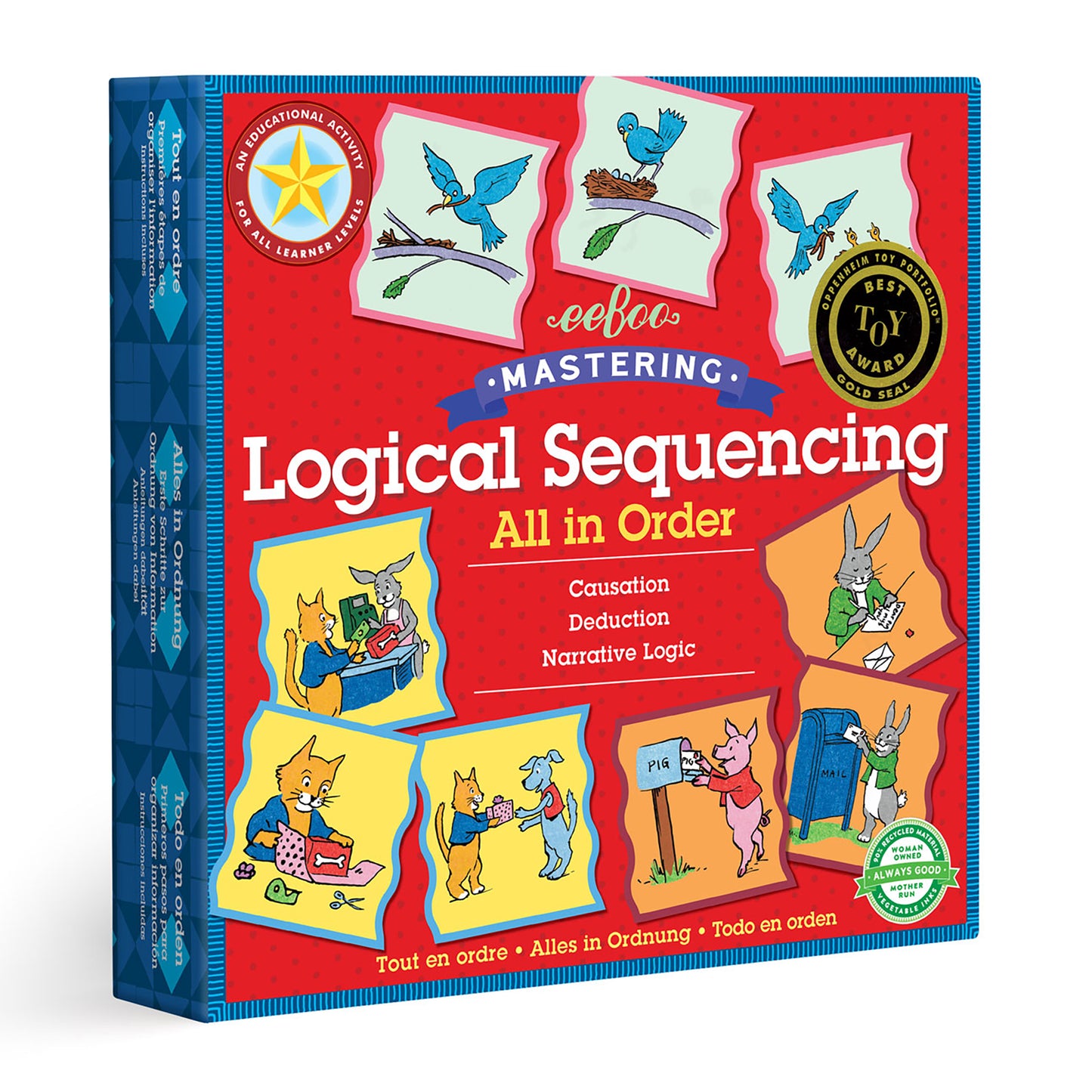 All In Order Sequencing and Logical Ordering Award Winning Game eeBoo