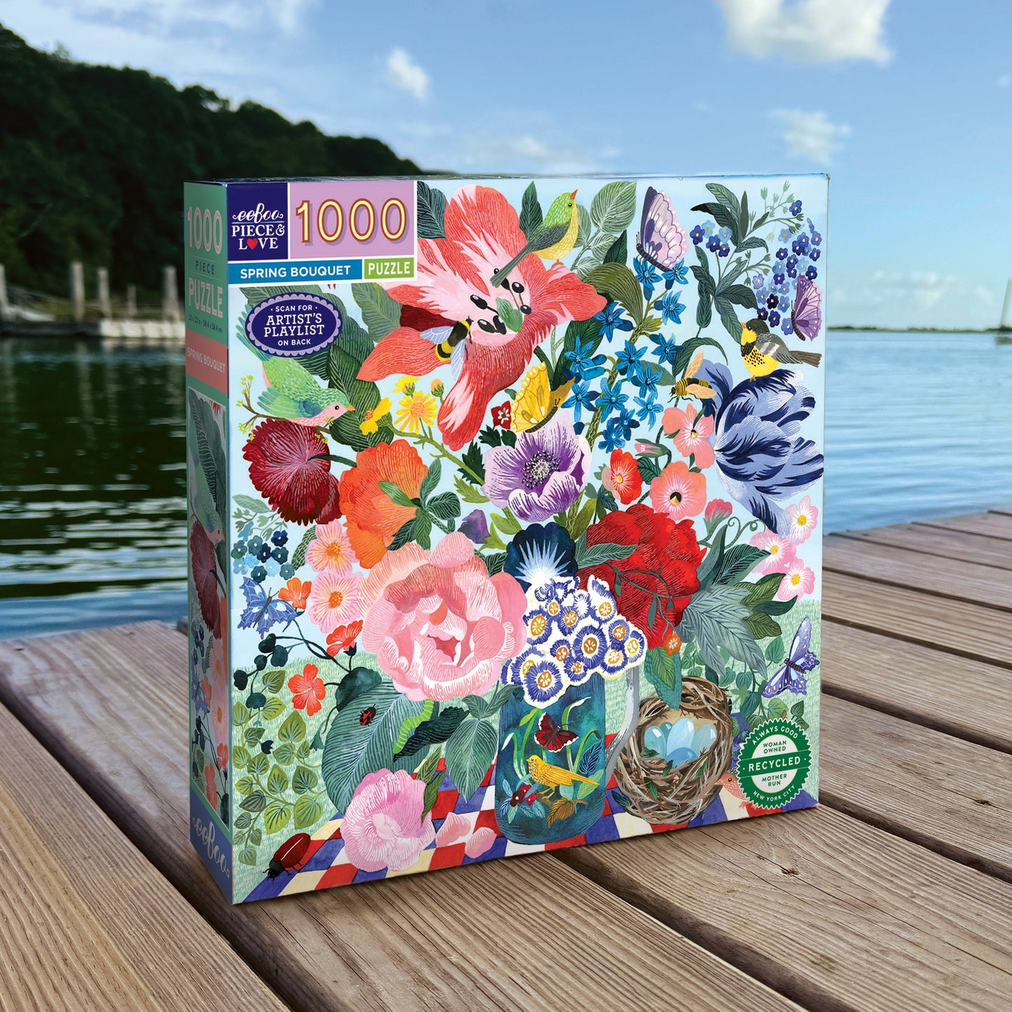 Spring Bouquet 1000 Piece Jigsaw Puzzle | Gifts for Mom