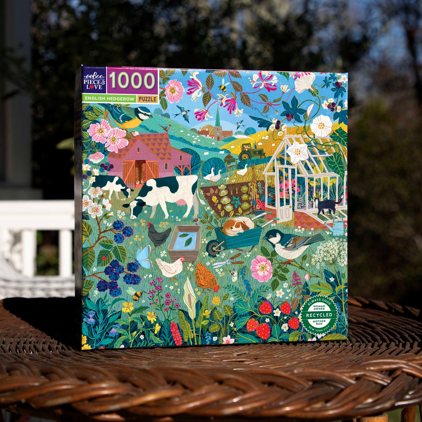 English Cottage Puzzle Series | Gifts by eeBoo