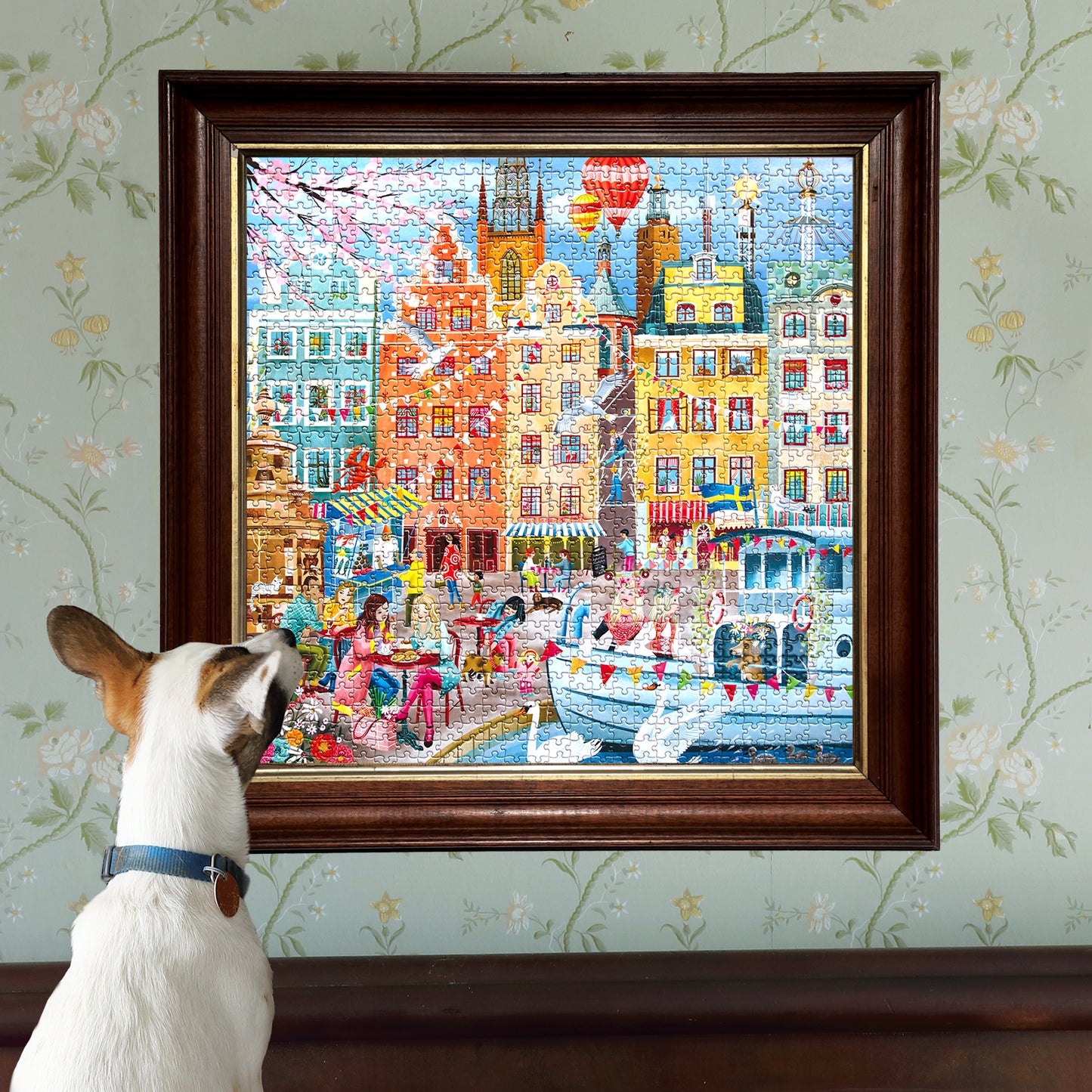 Stockholm Sweden 1000 Piece Jigsaw Puzzle by eeBoo | Unique Fun Gifts