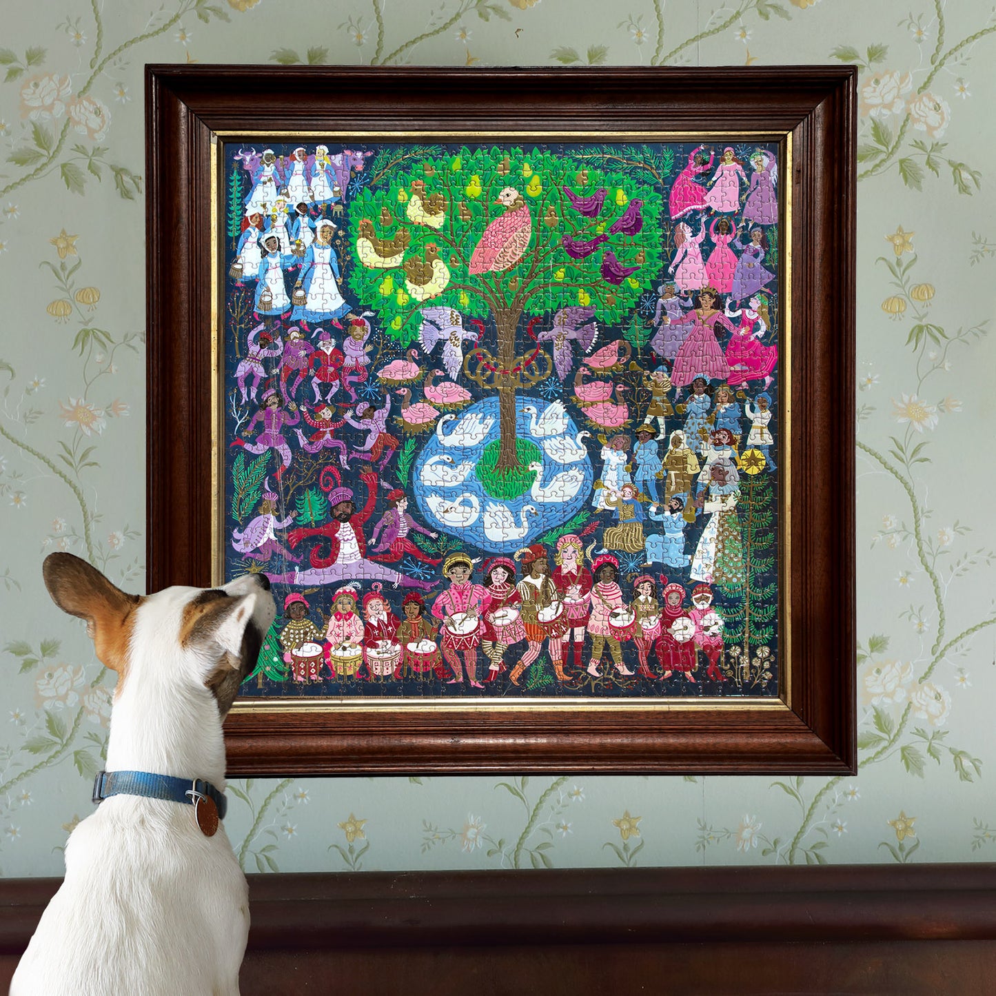 12 Days of Christmas 1000 Piece Jigsaw Puzzle | eeBoo Piece & Love Gifts