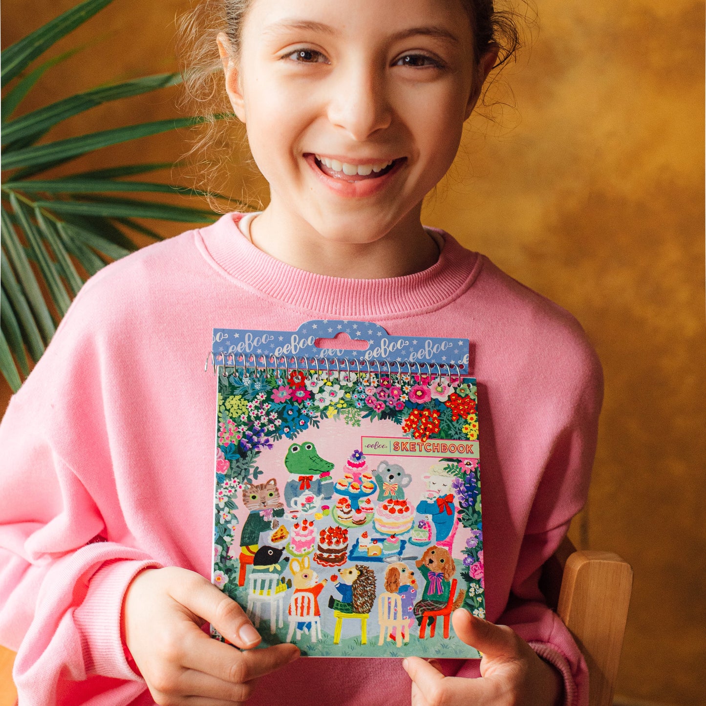 Sweet Celebration Square Sketchbook by eeBoo | Unique Fun Gifts