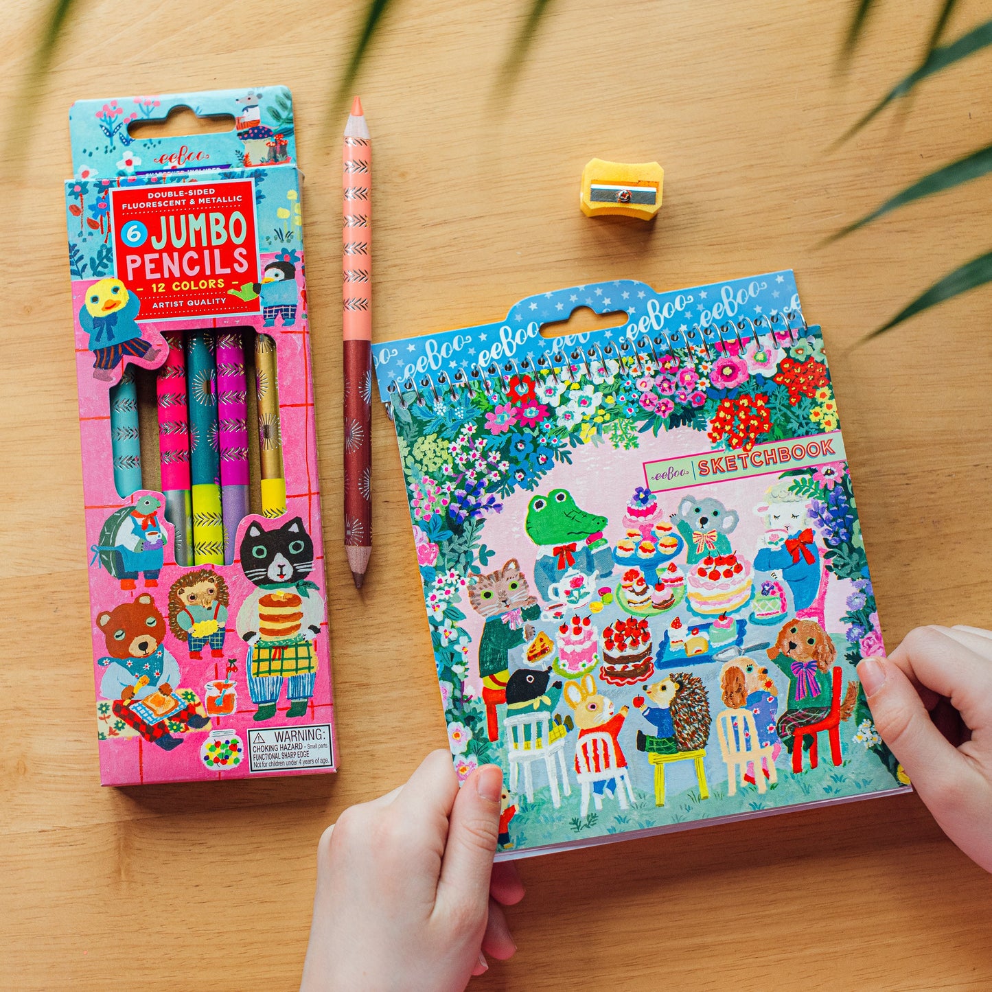 Sweet Celebration Square Sketchbook by eeBoo | Unique Fun Gifts