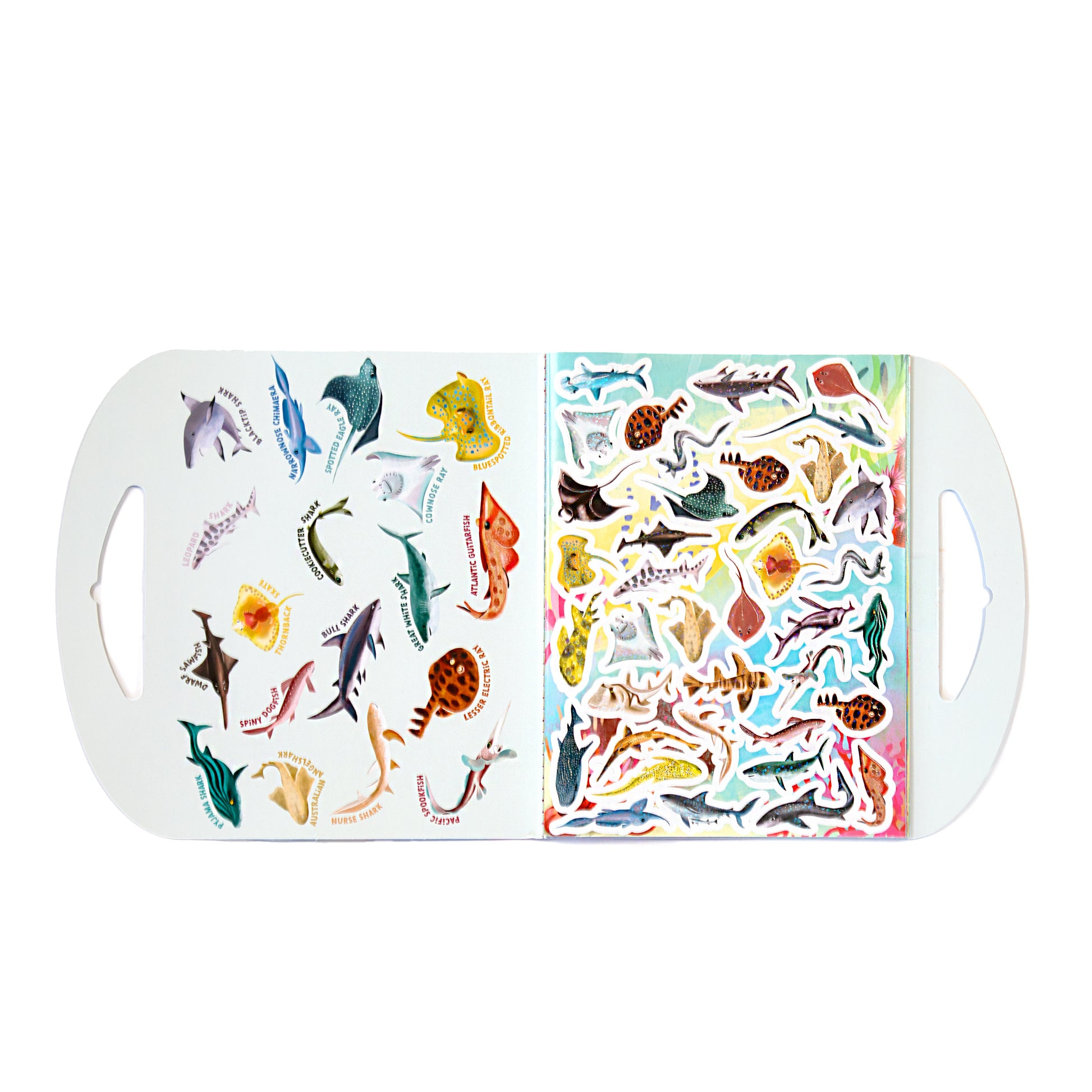 Sharks & Friends Shiny Stickers by eeBoo | Unique Fun Gifts