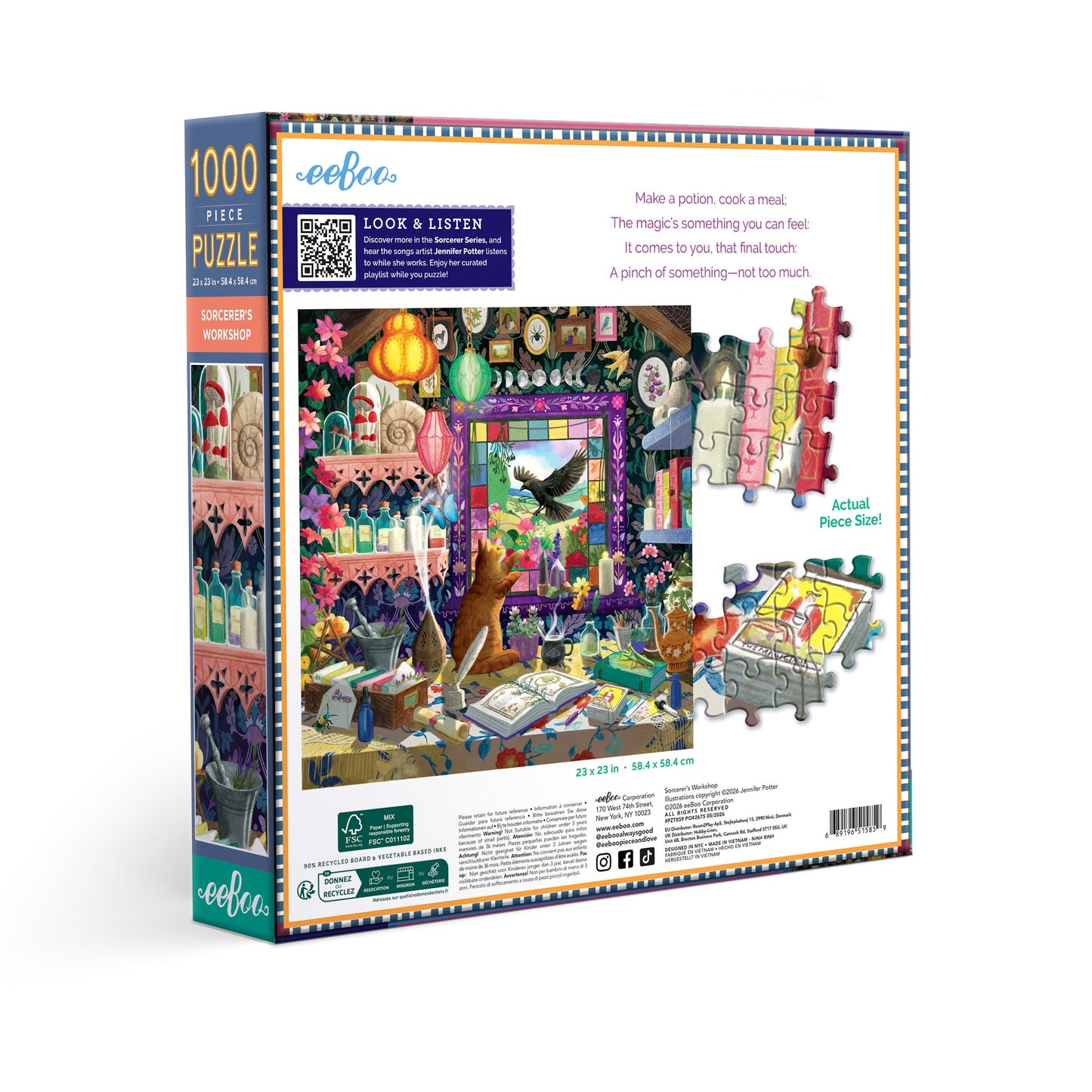 Sorcerer's Workshop 1000 Piece Puzzle