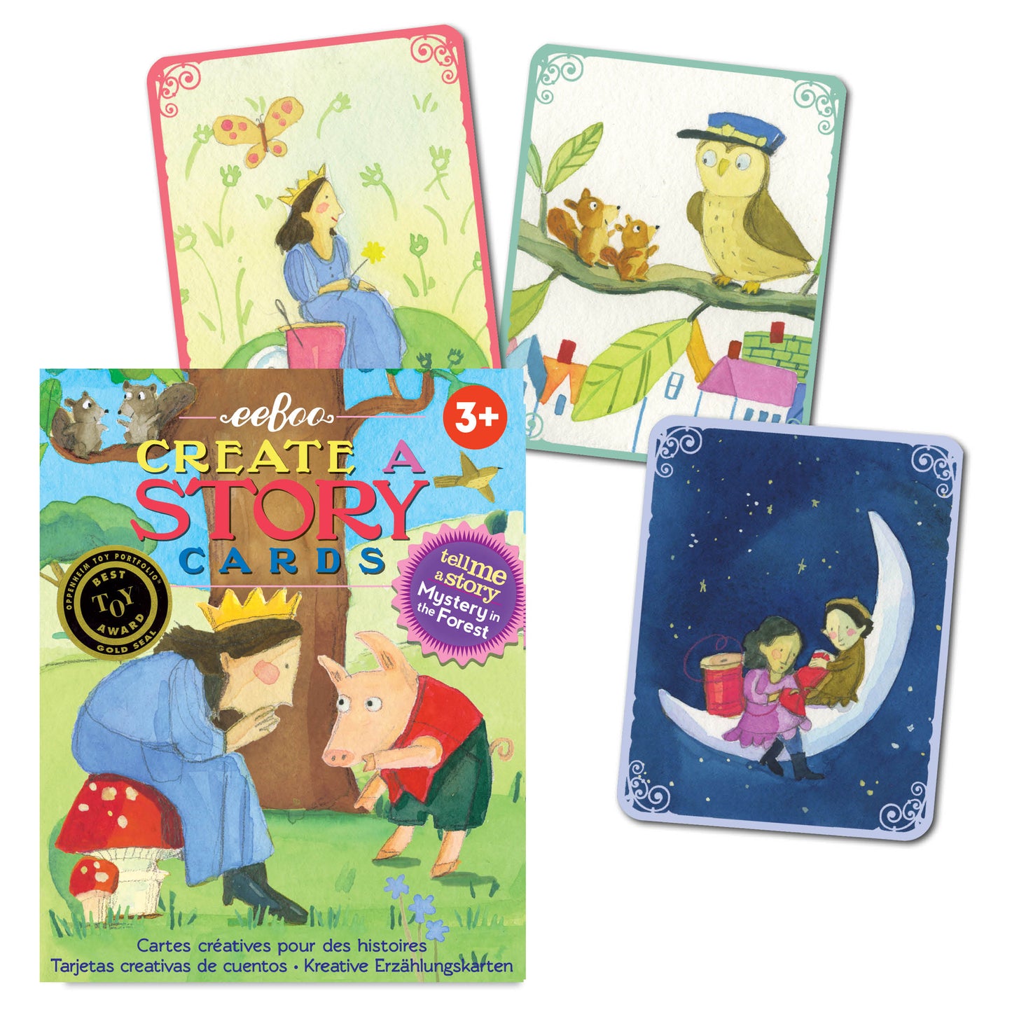 Mystery in the Forest Award Winning Create and Tell Me A Story Cards for Kids Ages 3+