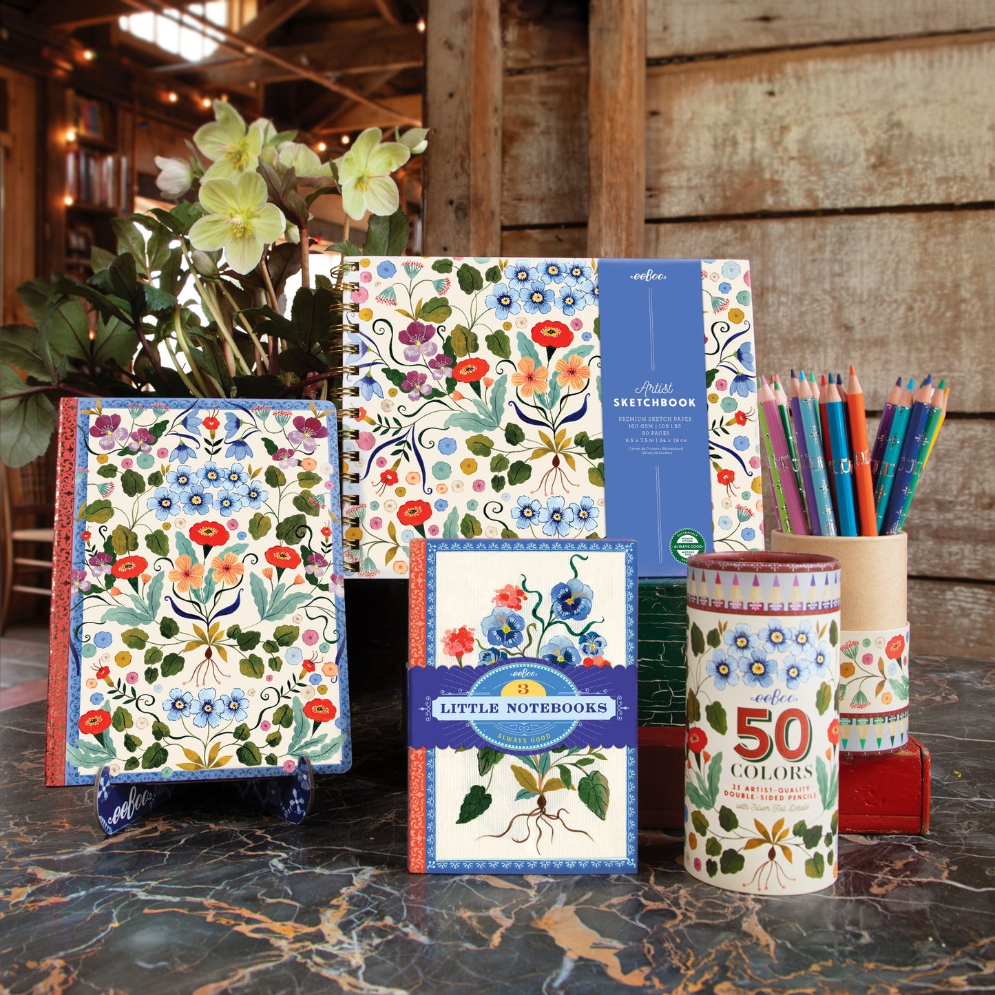 Flora's Luxe Journal by eeBoo | Unique Beautiful Gifts